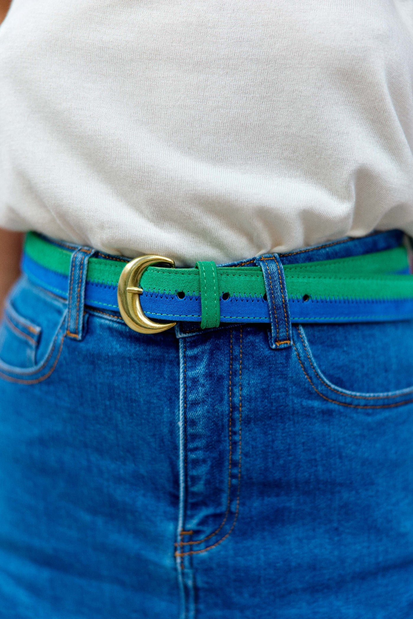 Belt Alan - Blue/Green