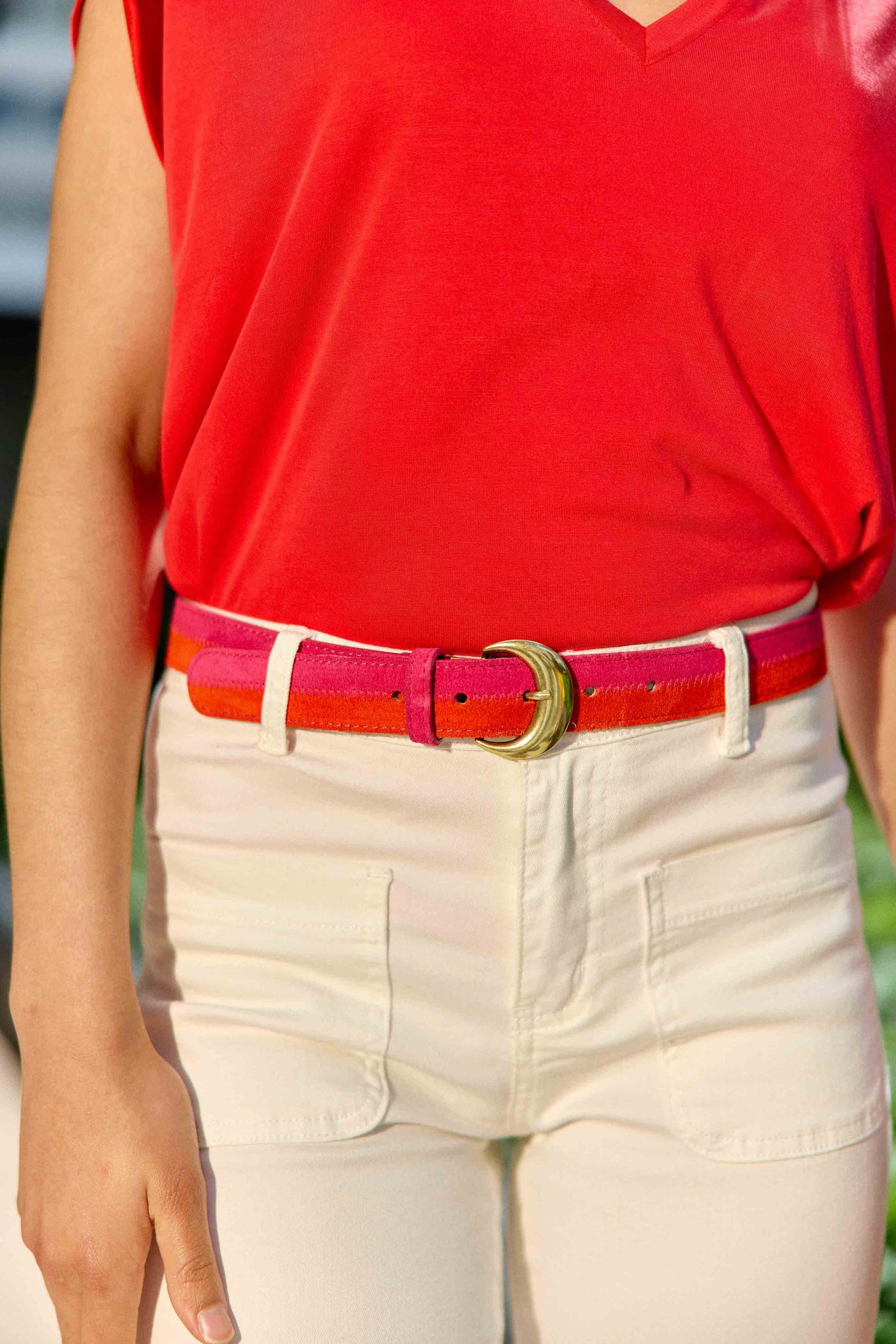 Ceinture Alan - 49-fuchsia/Rouge