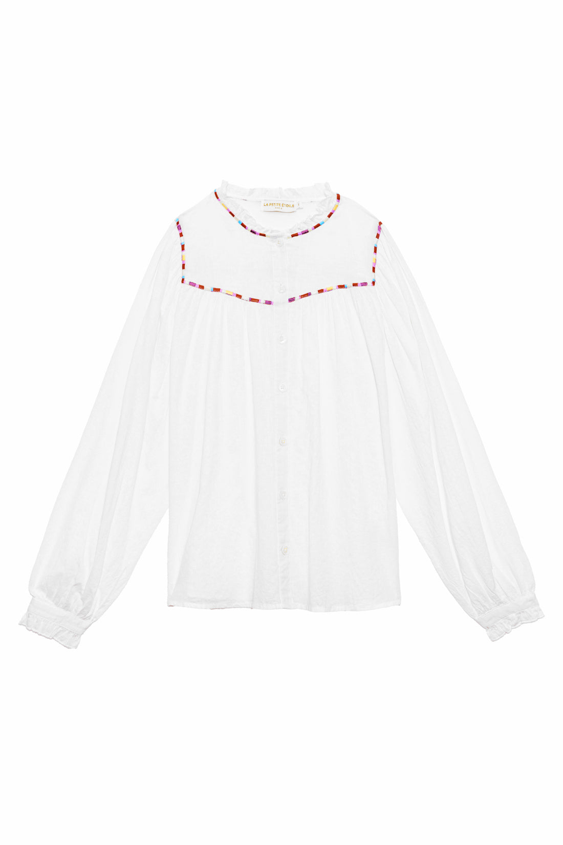 White straight blouse - Beattie