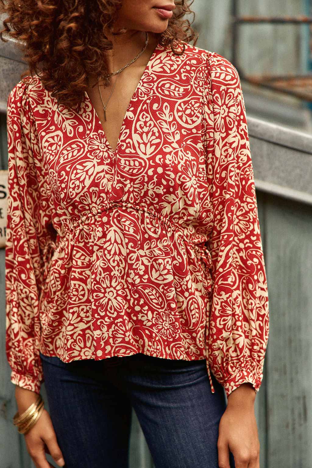 Blouse Berenice - Red