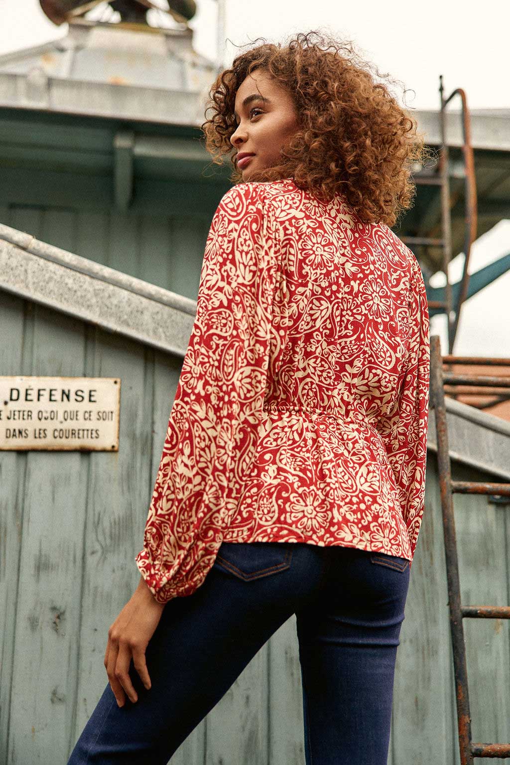 Blouse Berenice - Red