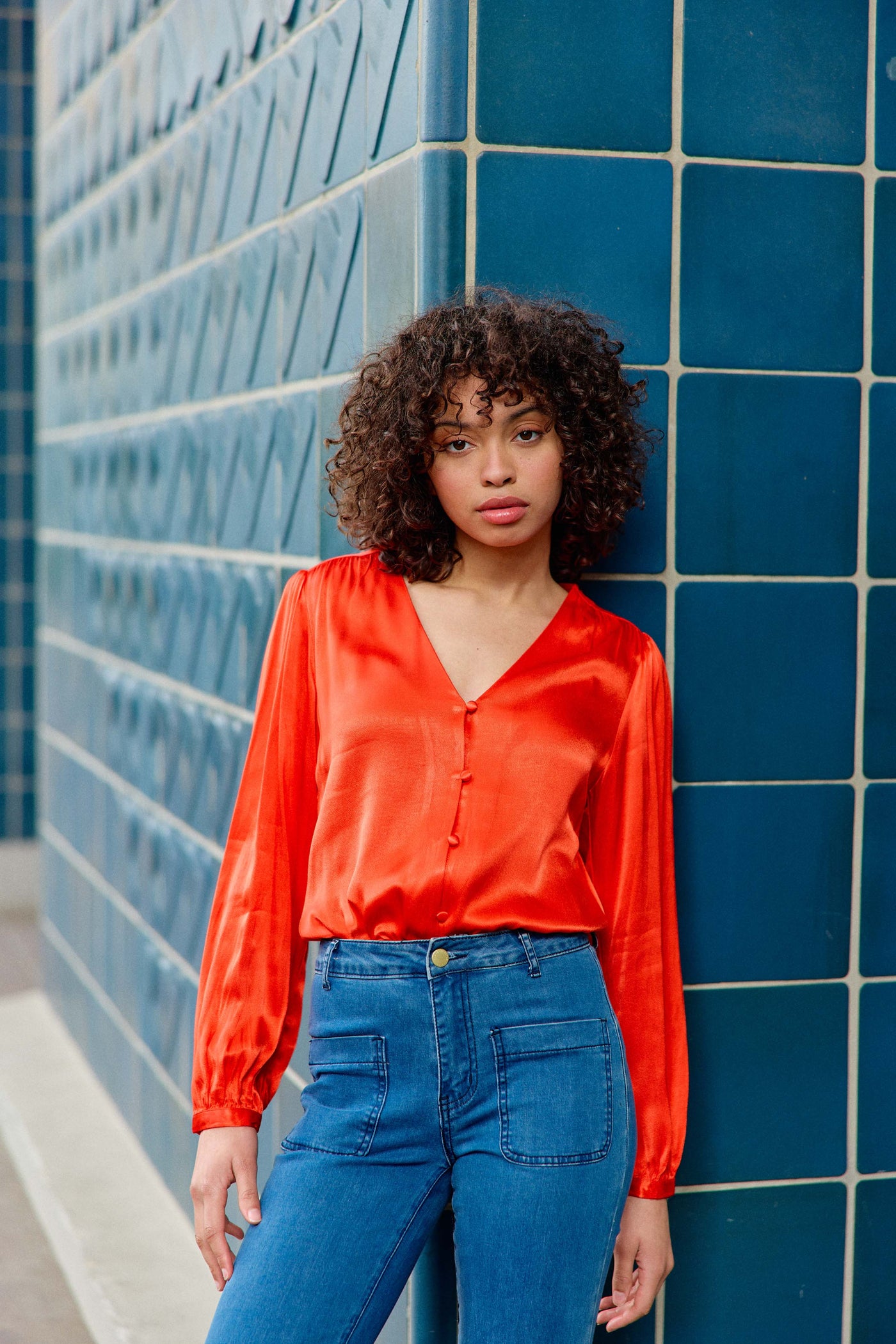 Blouse Bianca - Red