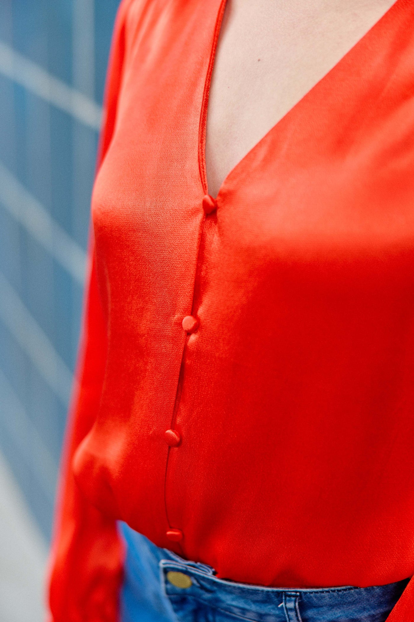 Blouse Bianca - Red