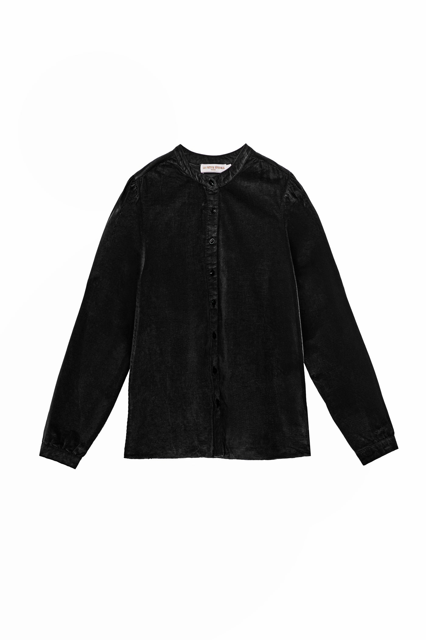 Velvet blouse Blondie - Black