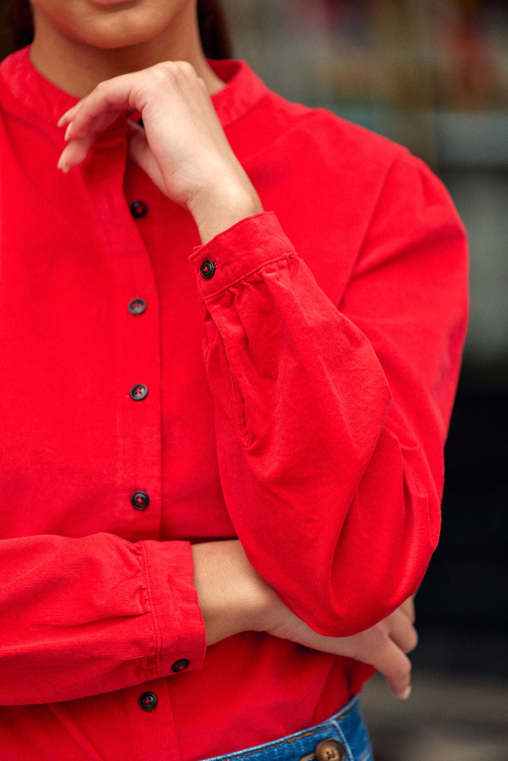 Blouse Blondie - 50-rouge