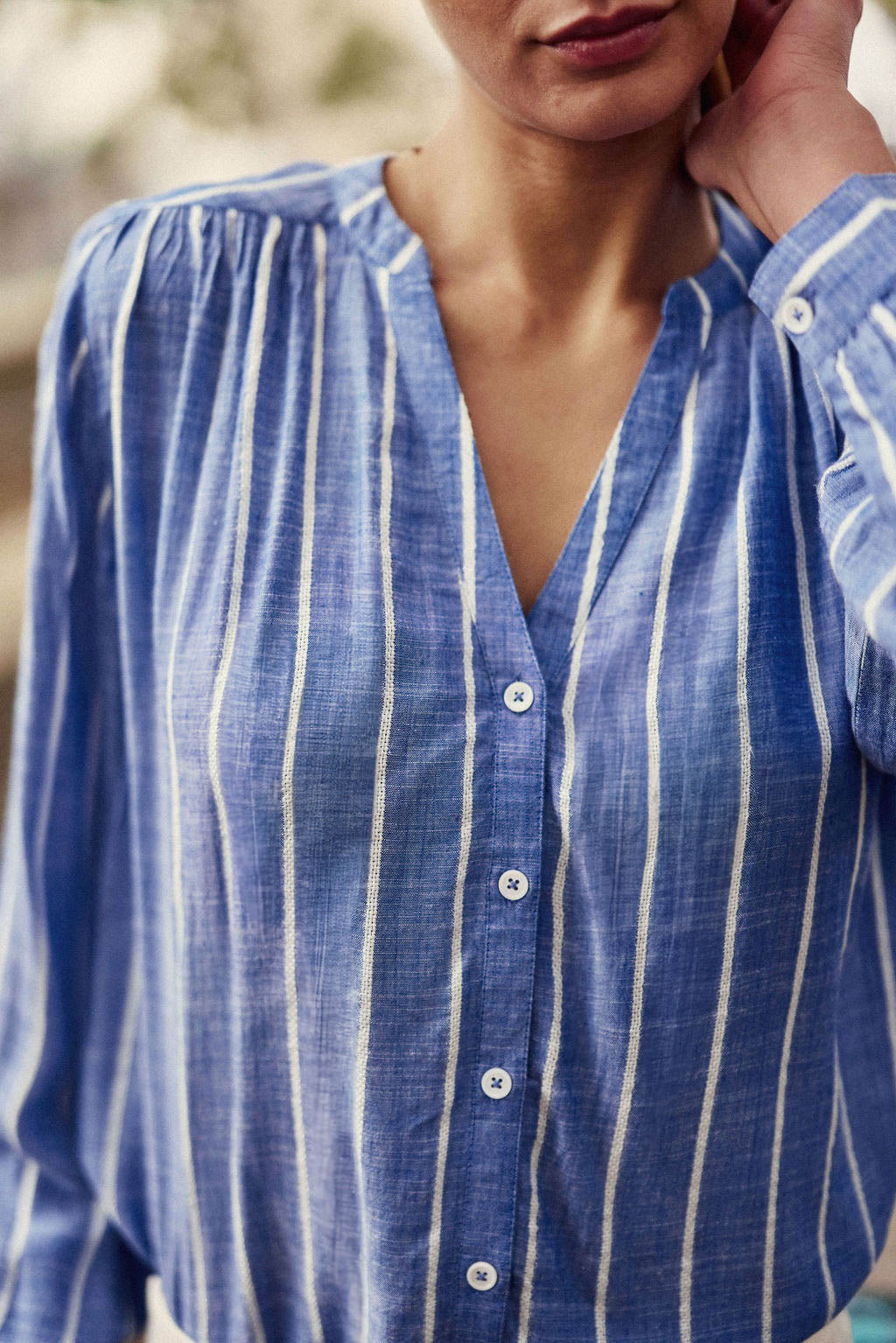 Blouse à rayures Blue - Bleu/Blanc