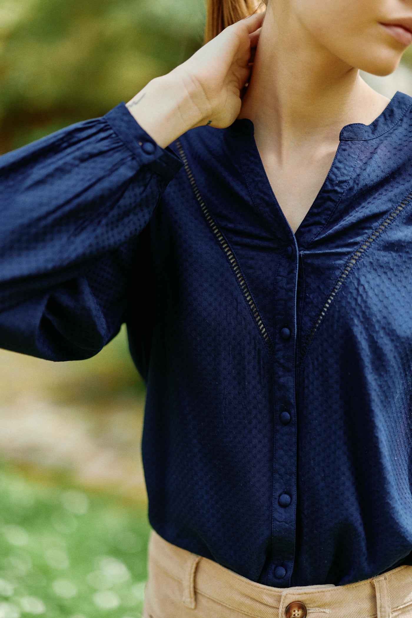 Blouse Brina - Navy