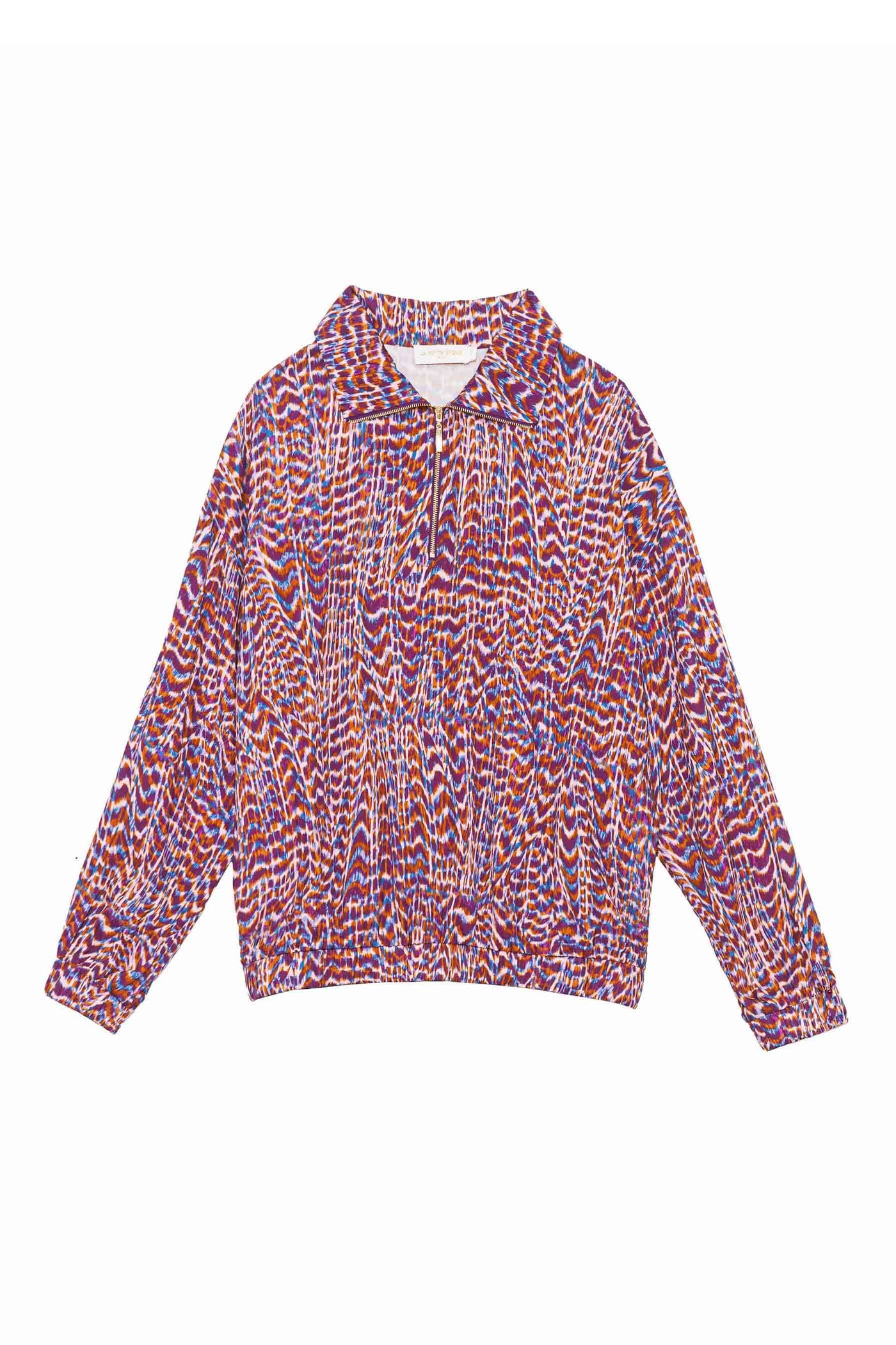 Sweat-shirt Britt - Géométrique violet