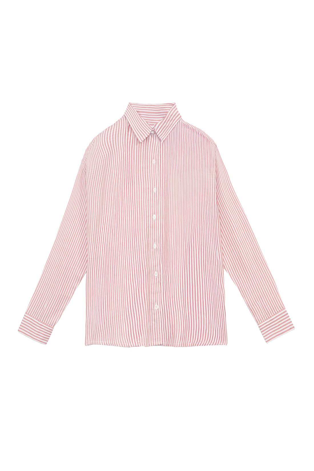 Clara striped blouse - Pink/Ecru