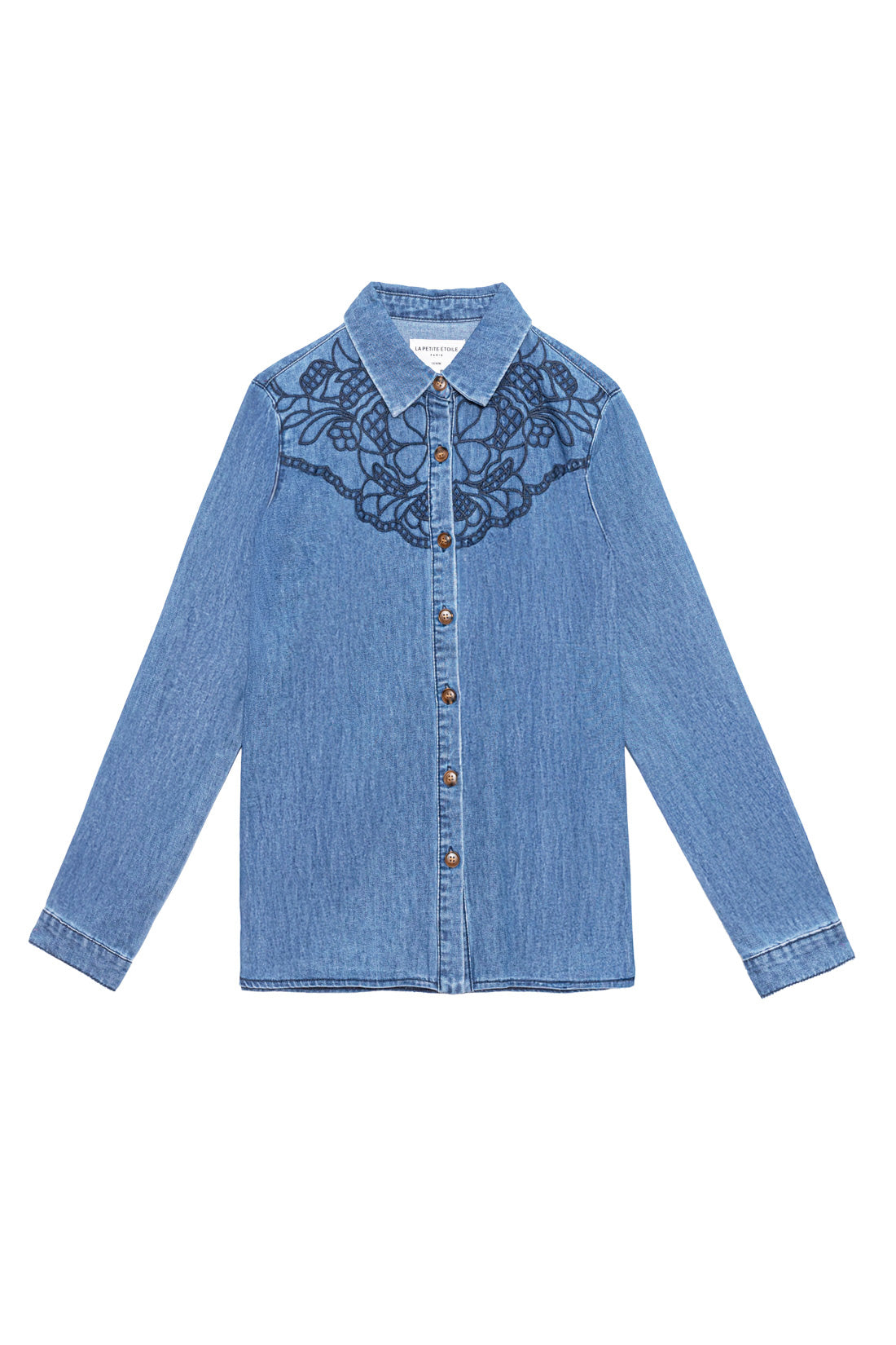 Stone denim blouse - Clémence