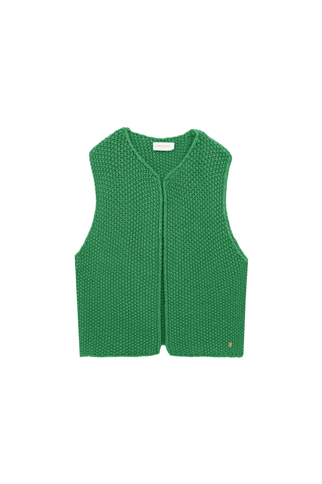 Crea sleeveless cardigan - Green