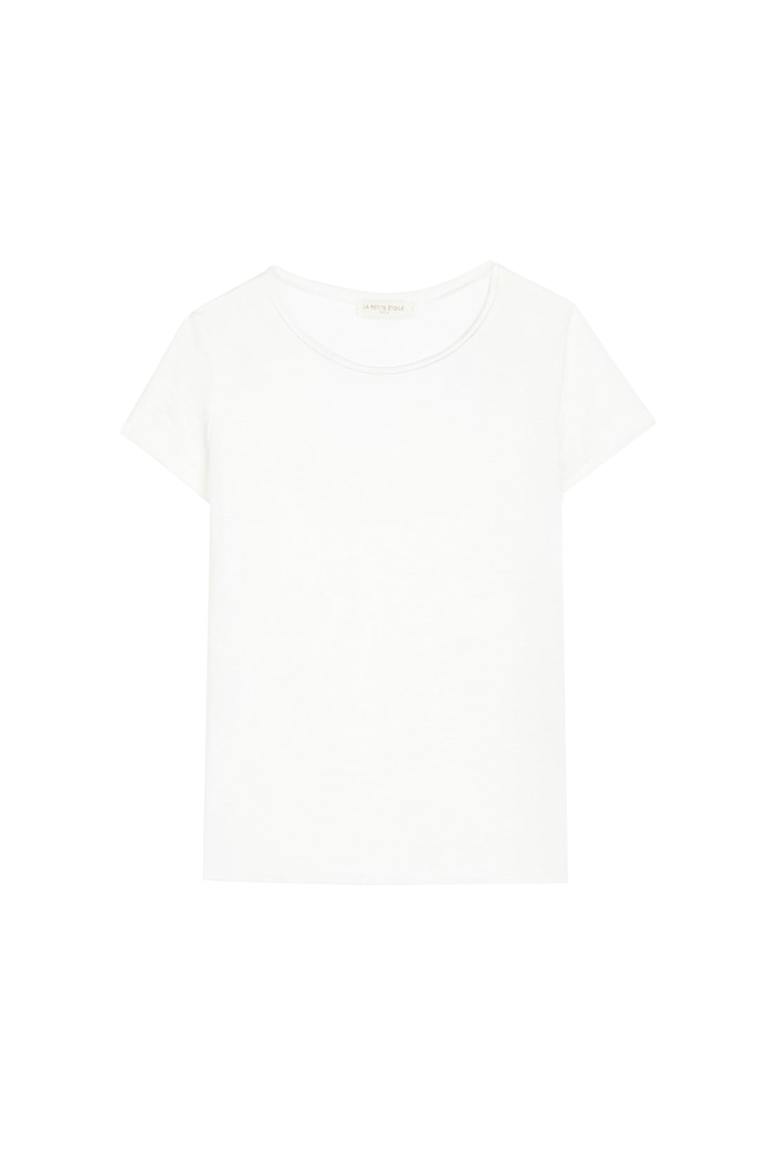 Round neckline Elva T-shirt - White