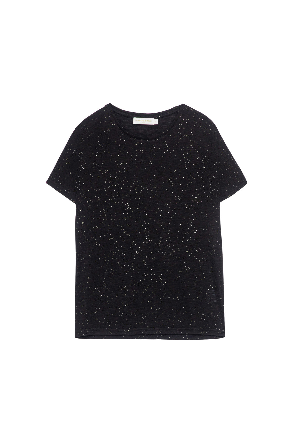 T-shirt col rond Elva - Noir