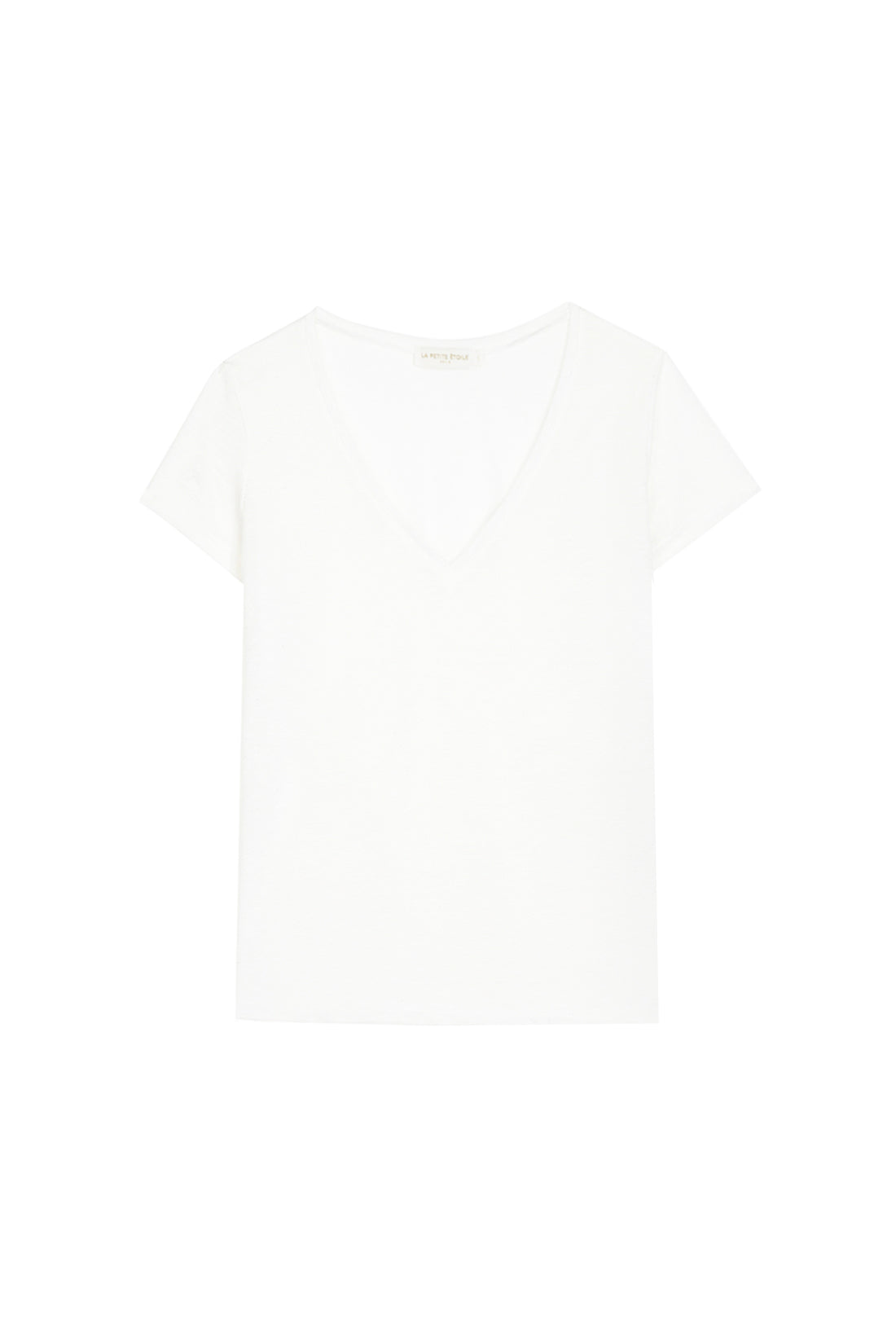 V-neck Elvie T-shirt - White