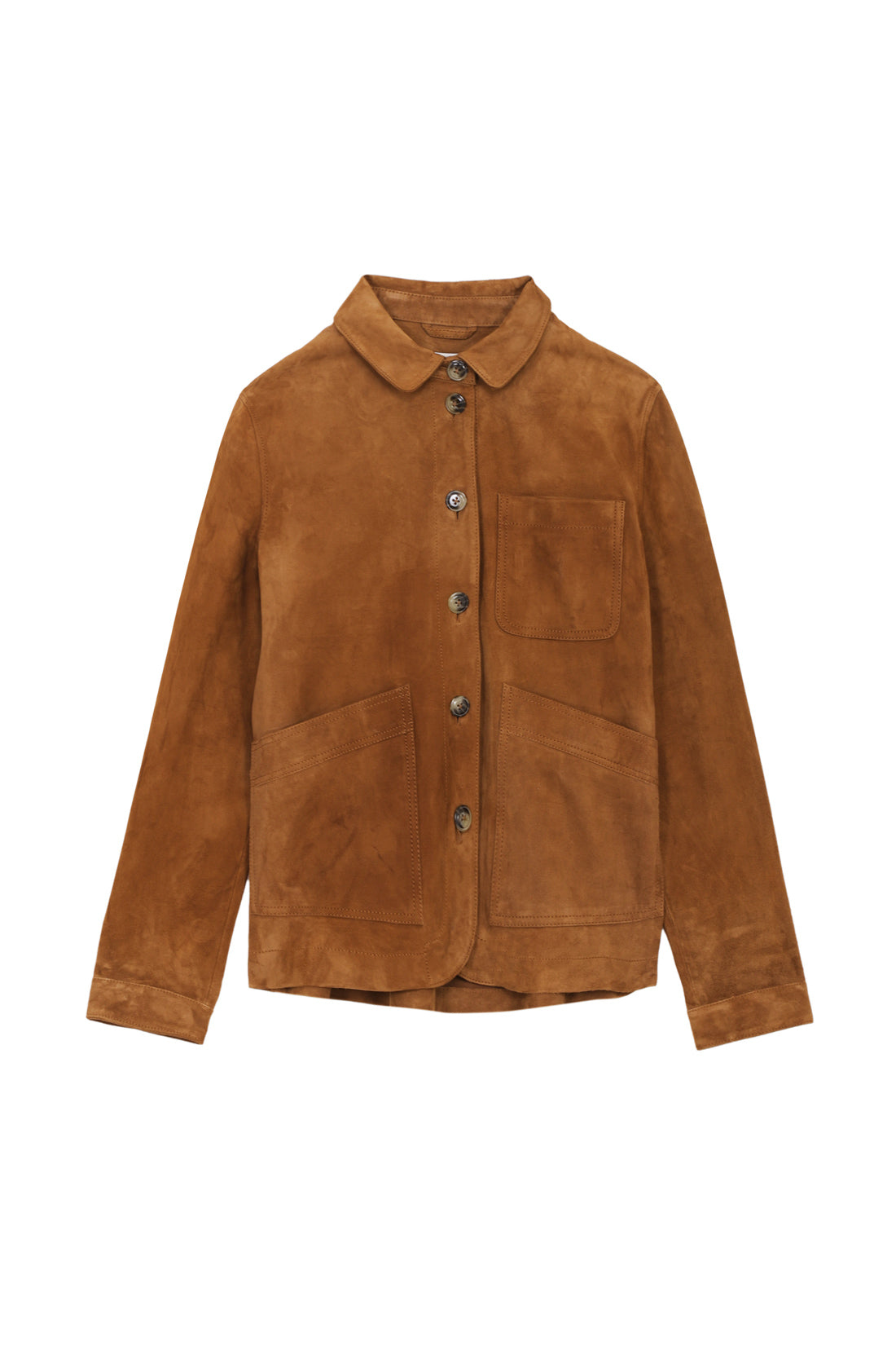 Veste en cuir Fauline - Camel