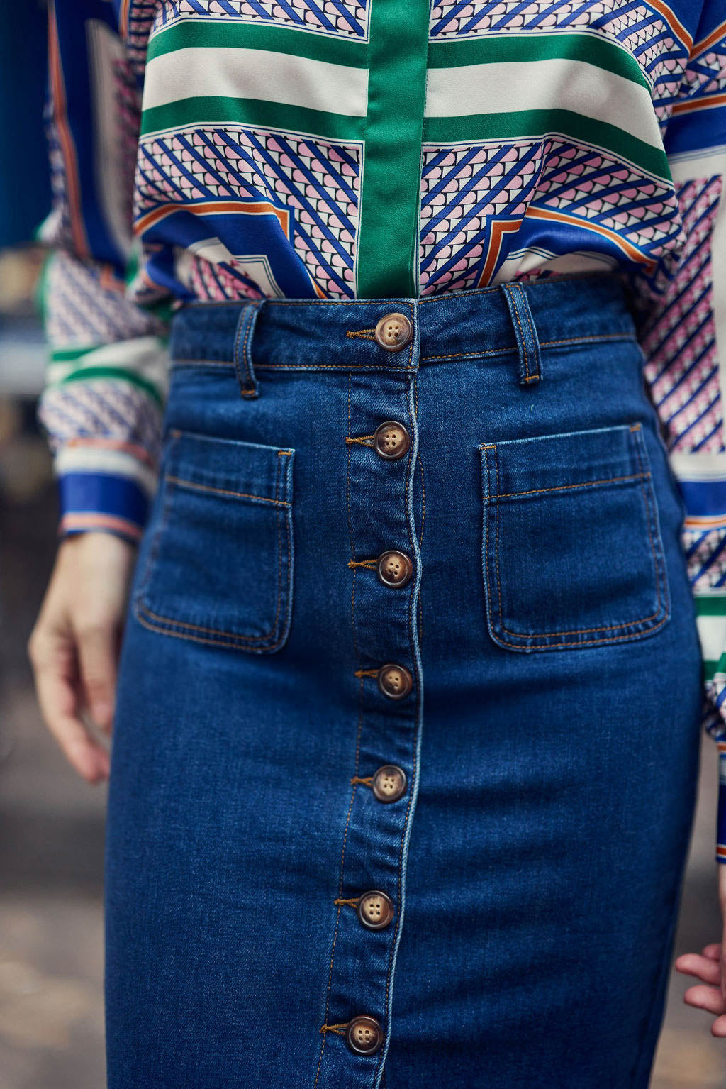 Jasper denim skirt - Wash