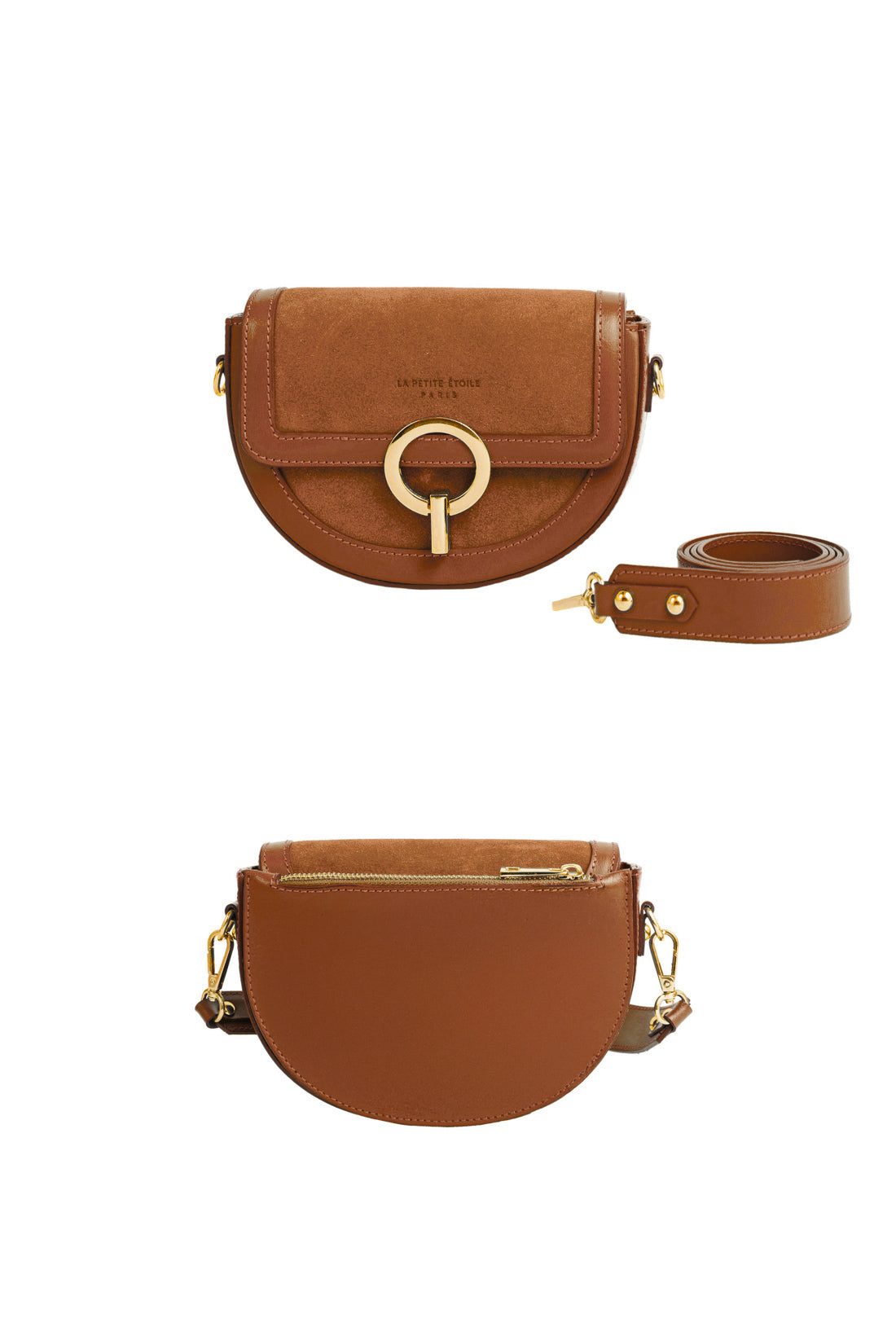 Camel leather bag - Jim