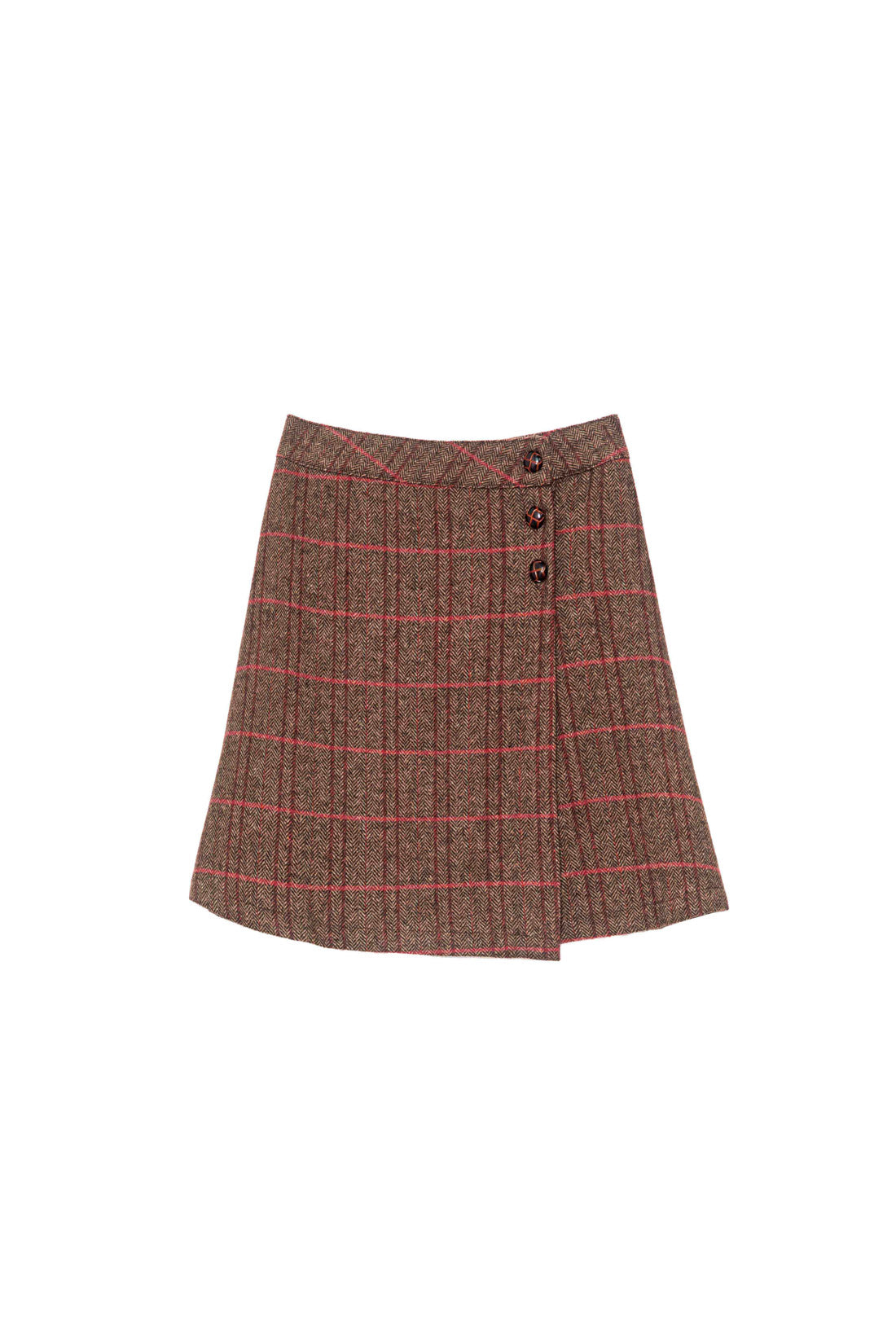 Short checked skirt - Jude