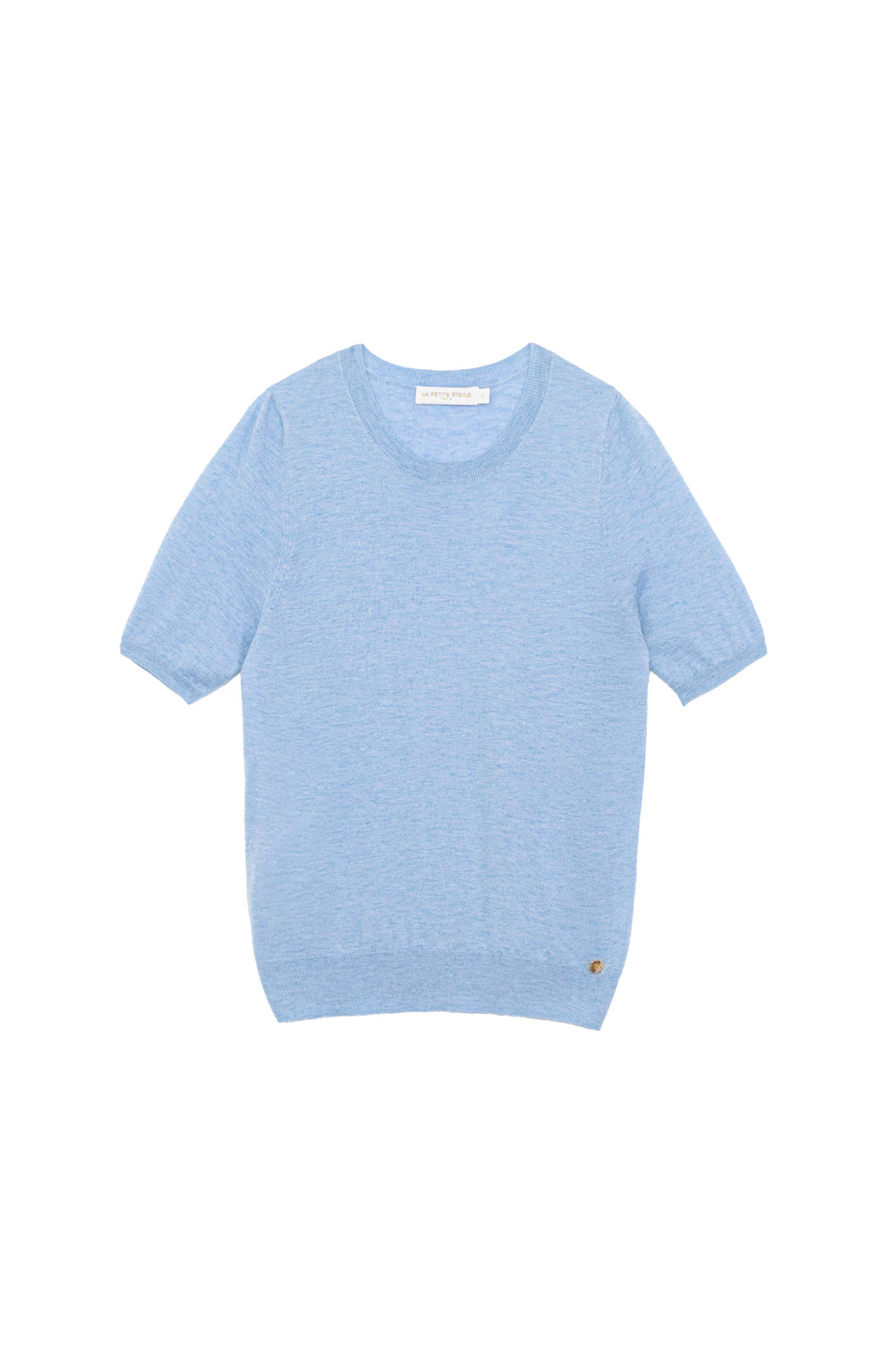 Short sleeves Marilou Pullover - light blue