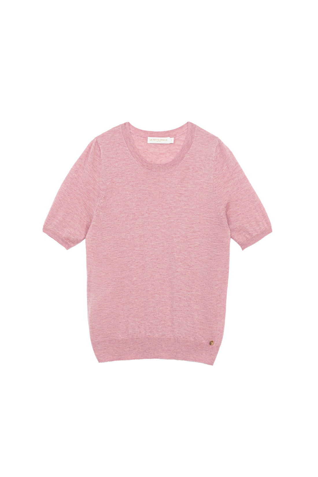 Pull manches courtes Marilou - Rose