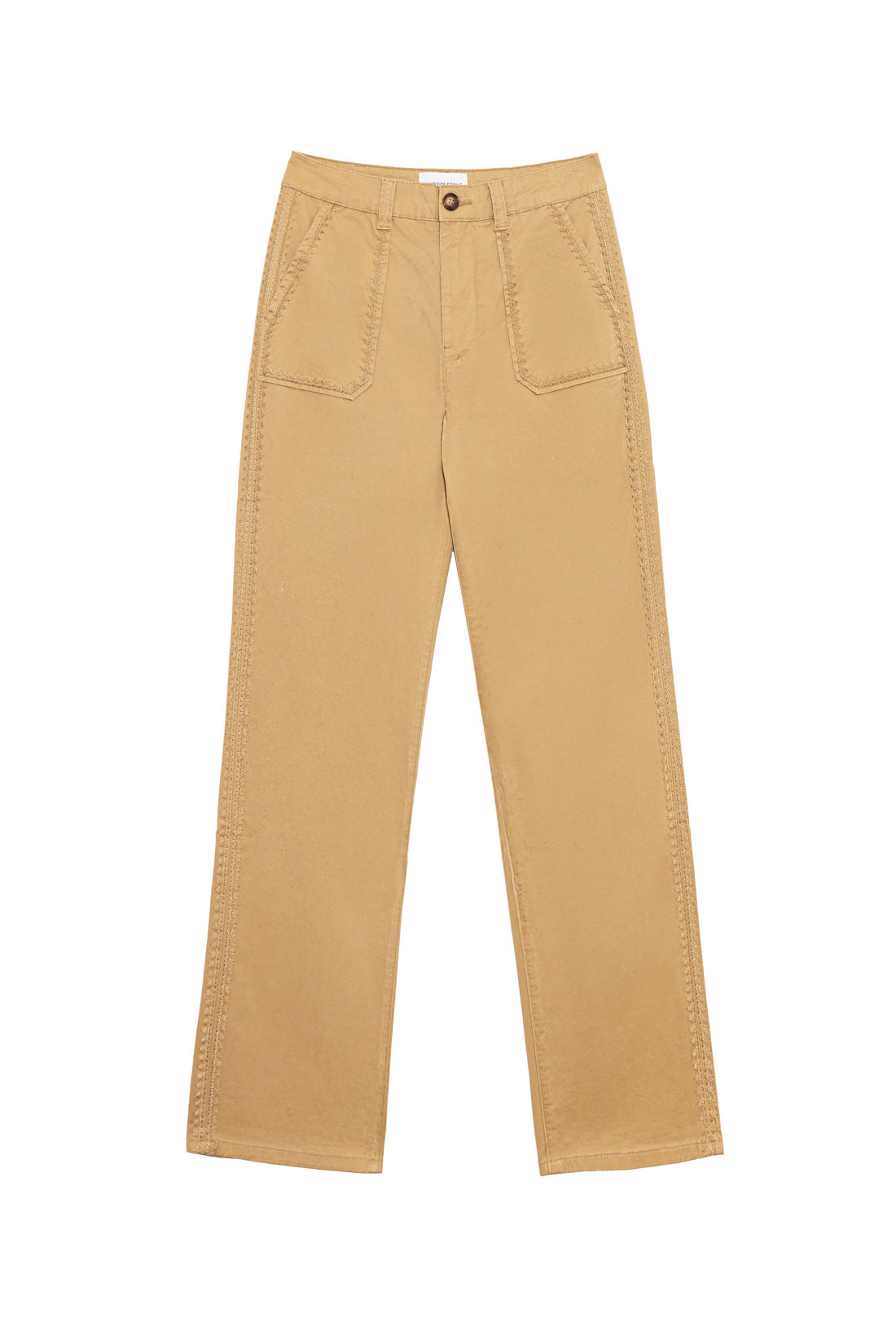 Pantalon droit camel - Marisol