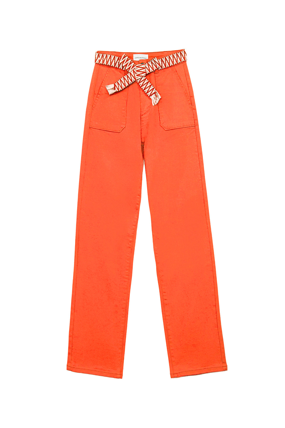 Marisol straight-leg pants - Orange