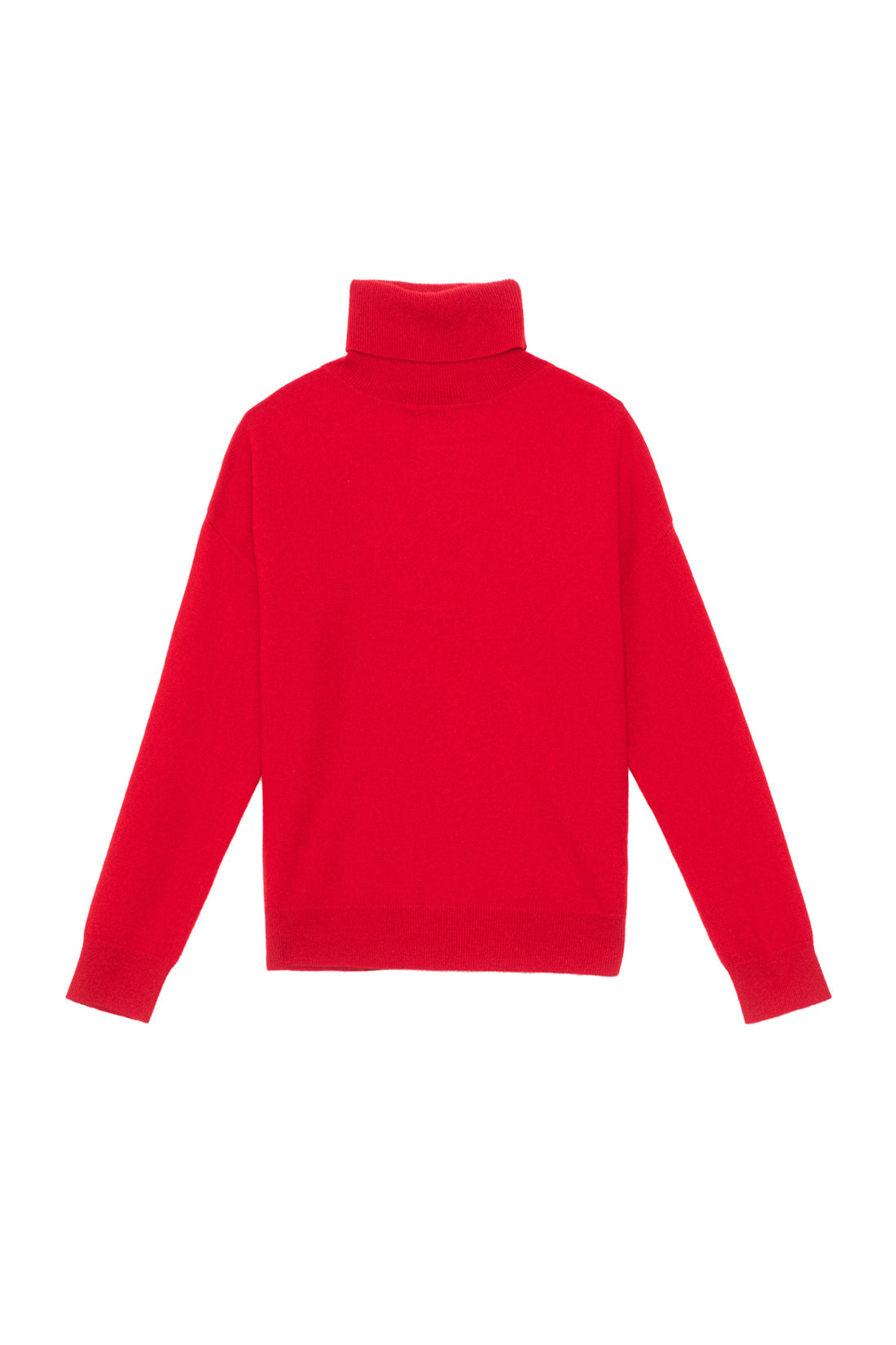 Red turtleneck pullover - Marlen