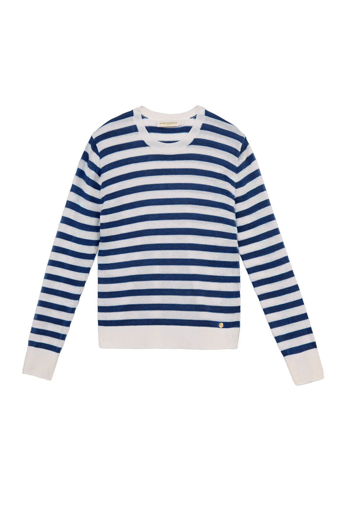 Pull à rayures Melina - Beige/Marine