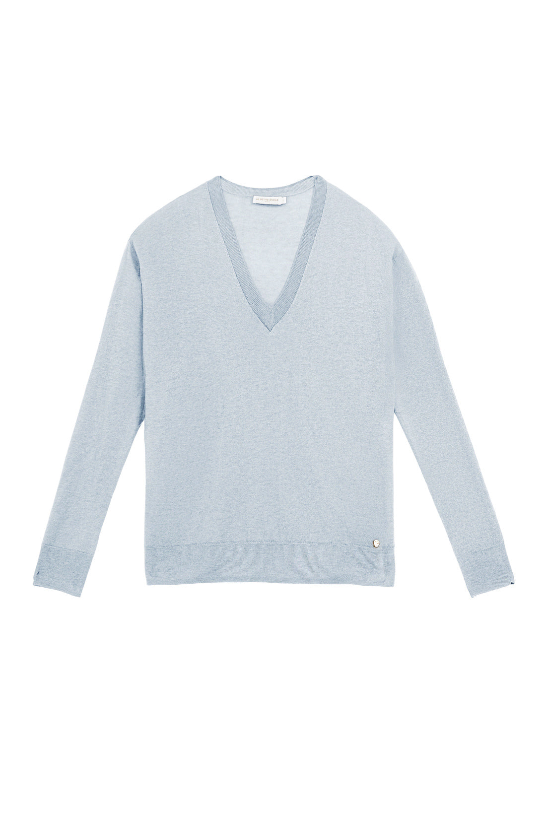 Pull col V Melya - Gris