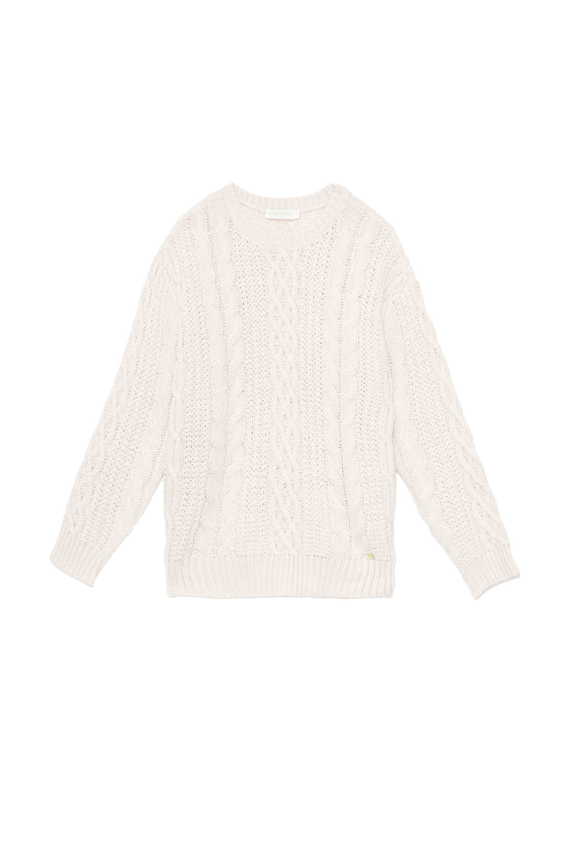 Mendy Cable Knit Sweater - Ivory