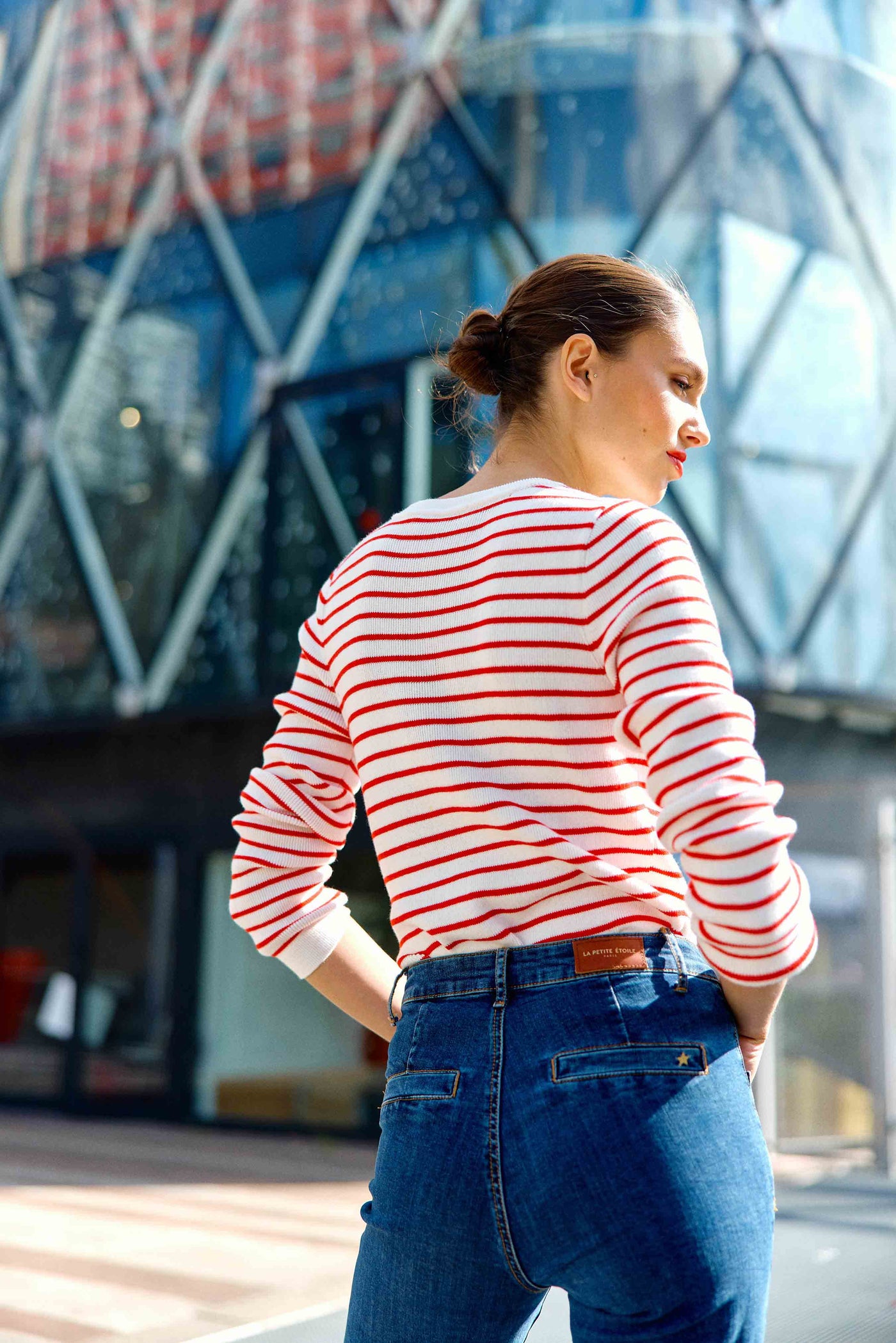 Red striped jumper - Molly