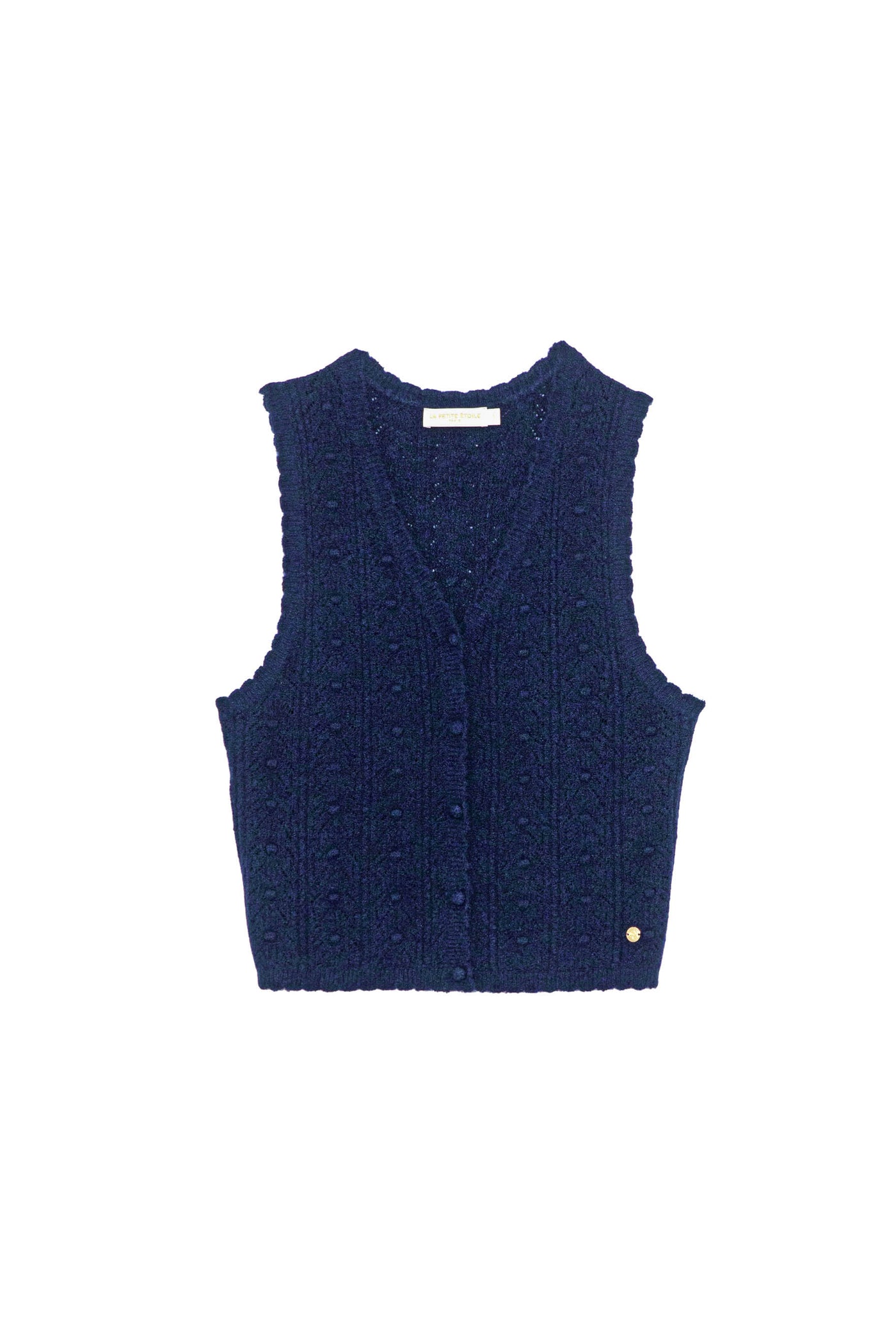 Gilet en maille marine - Monica