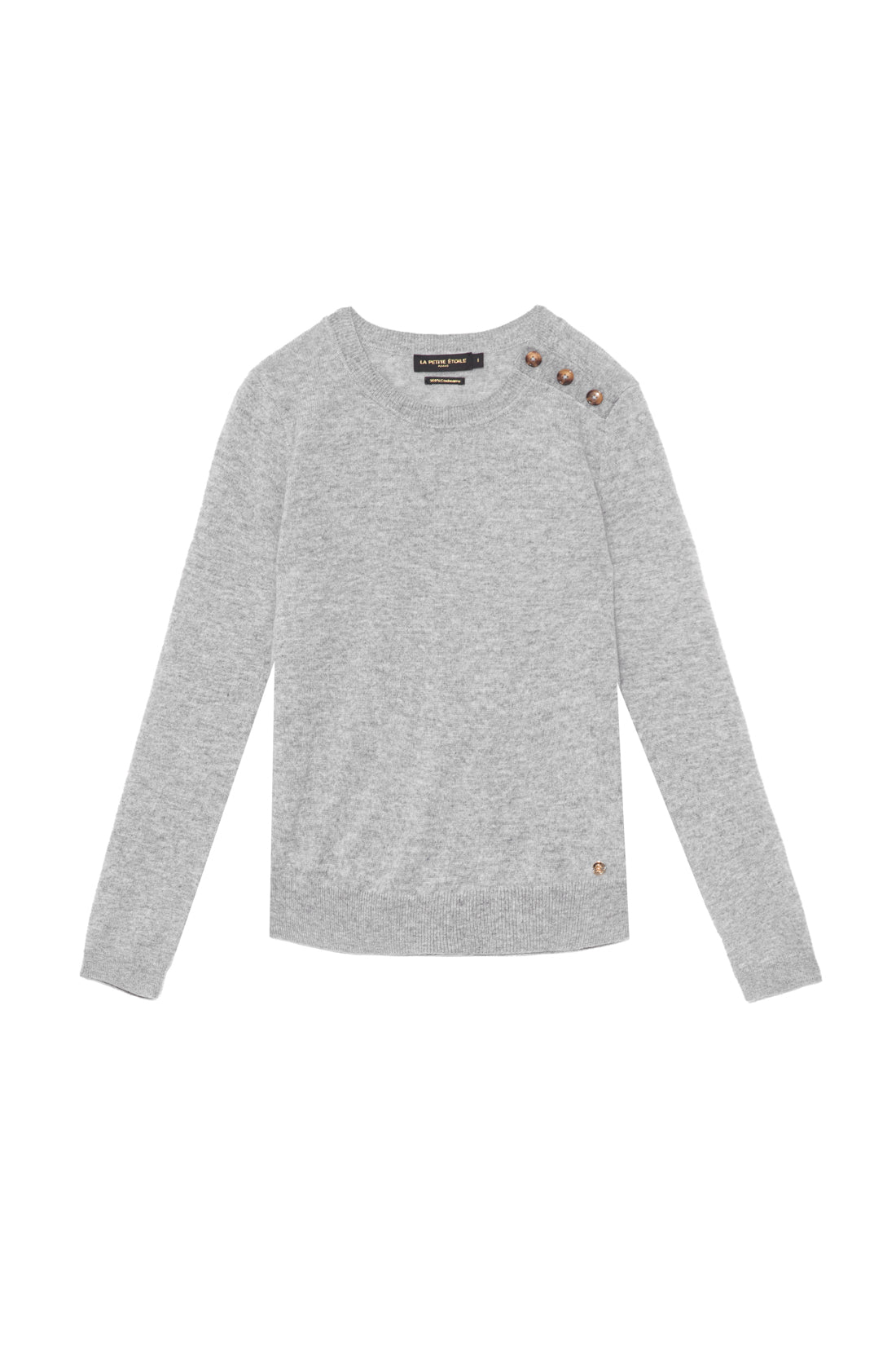 Grey knitted pullover - Moody 