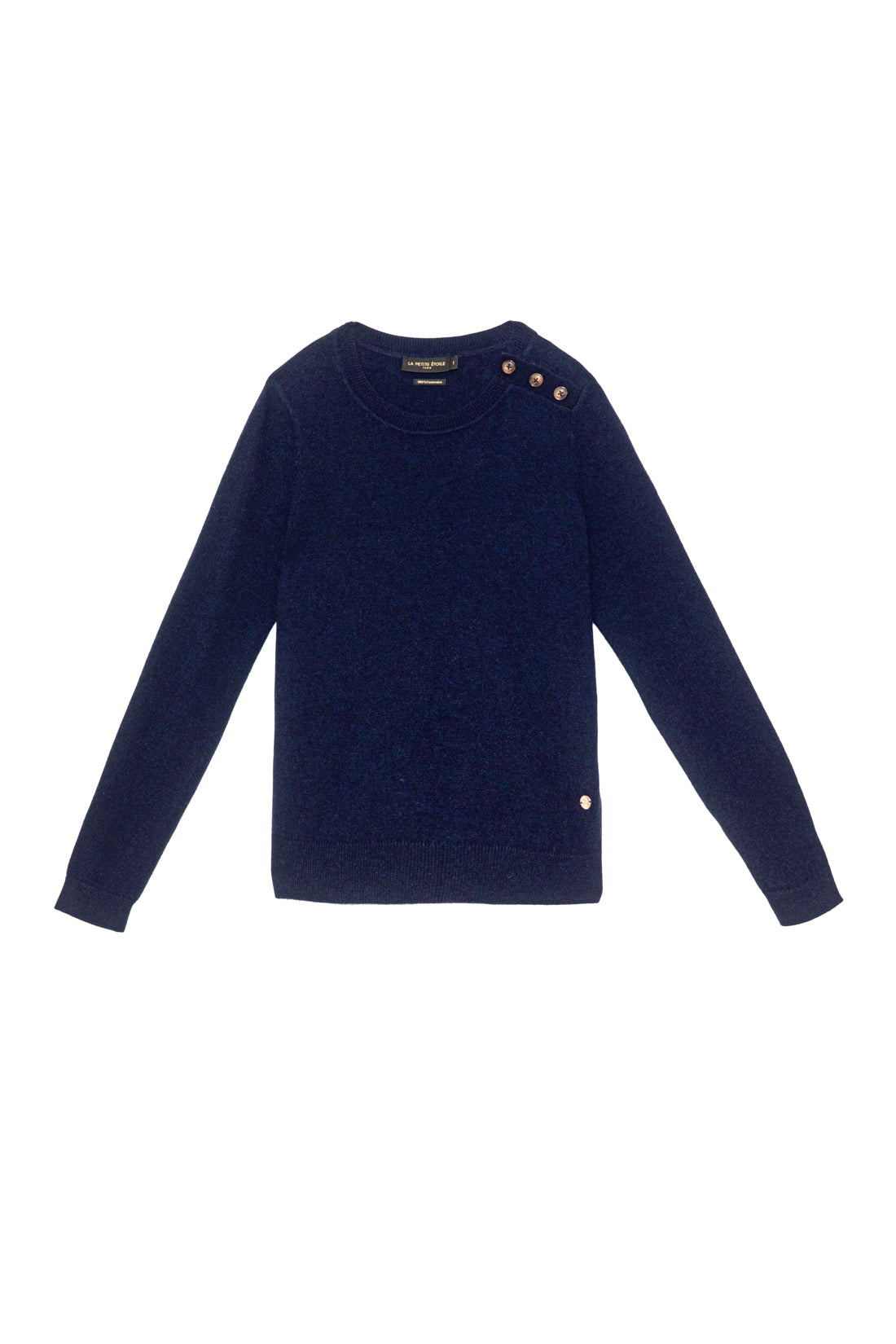 Navy knitted pullover - Moody