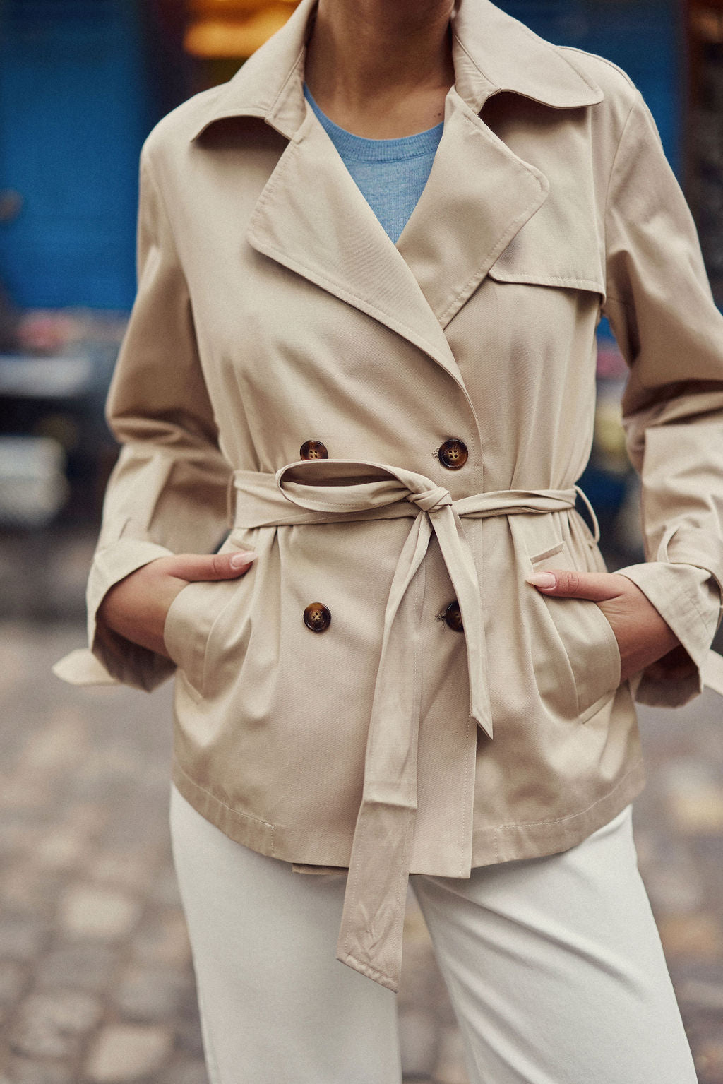 Short Narago trench - Beige