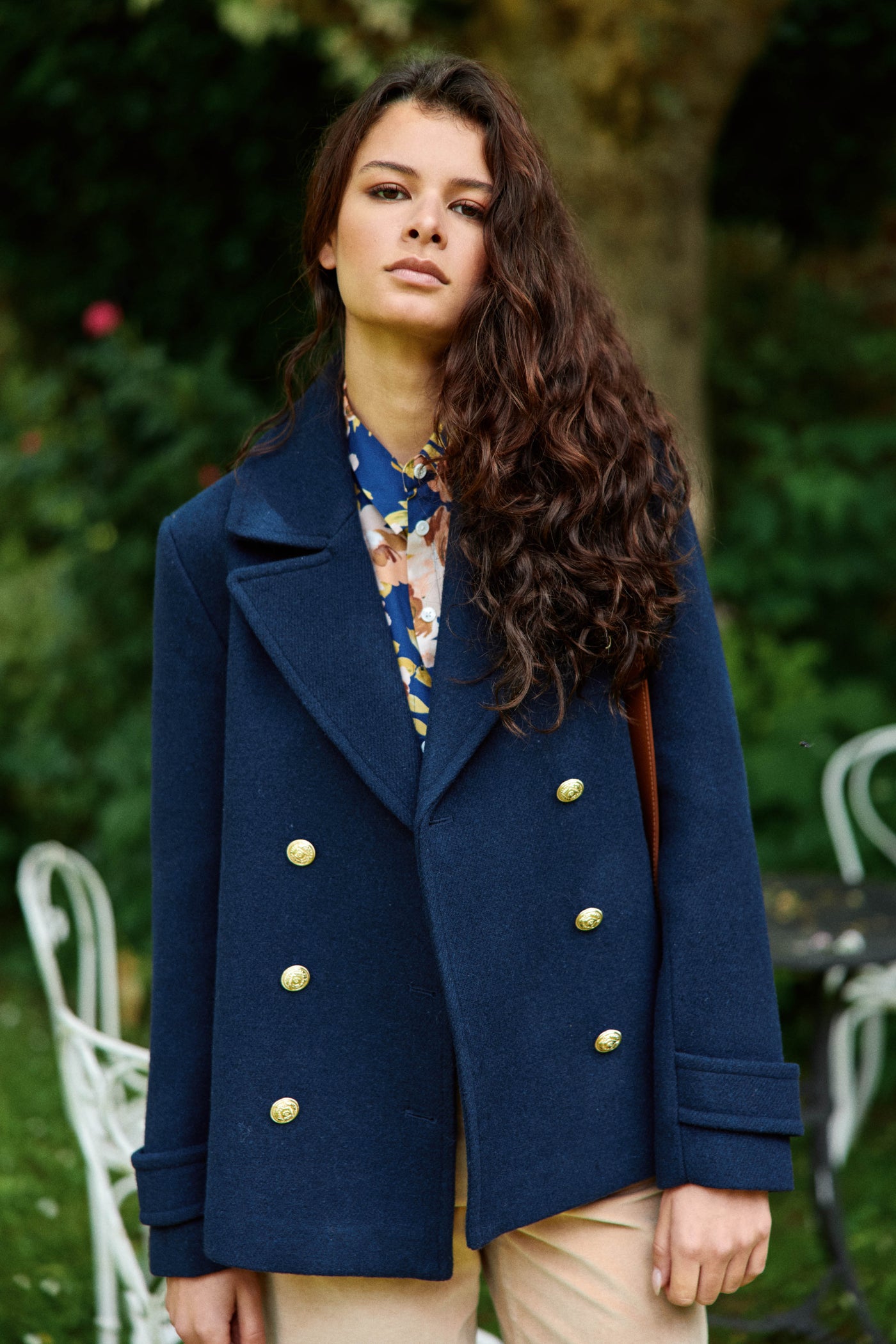 Coat Natalia - 25-marine