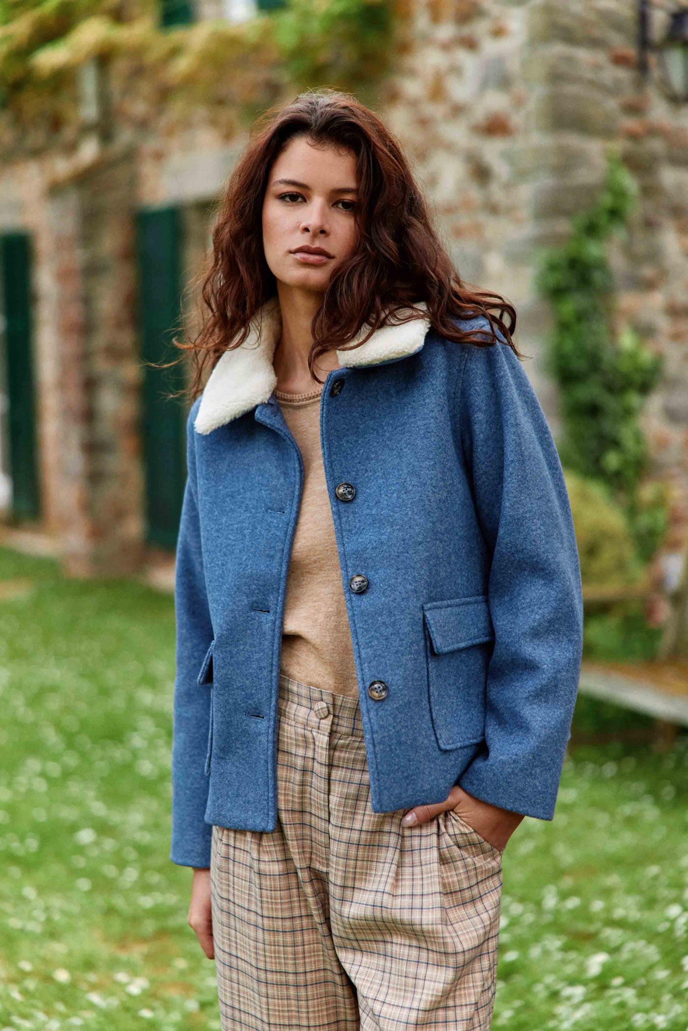 Manteau Nattie - 20-bleu Denim