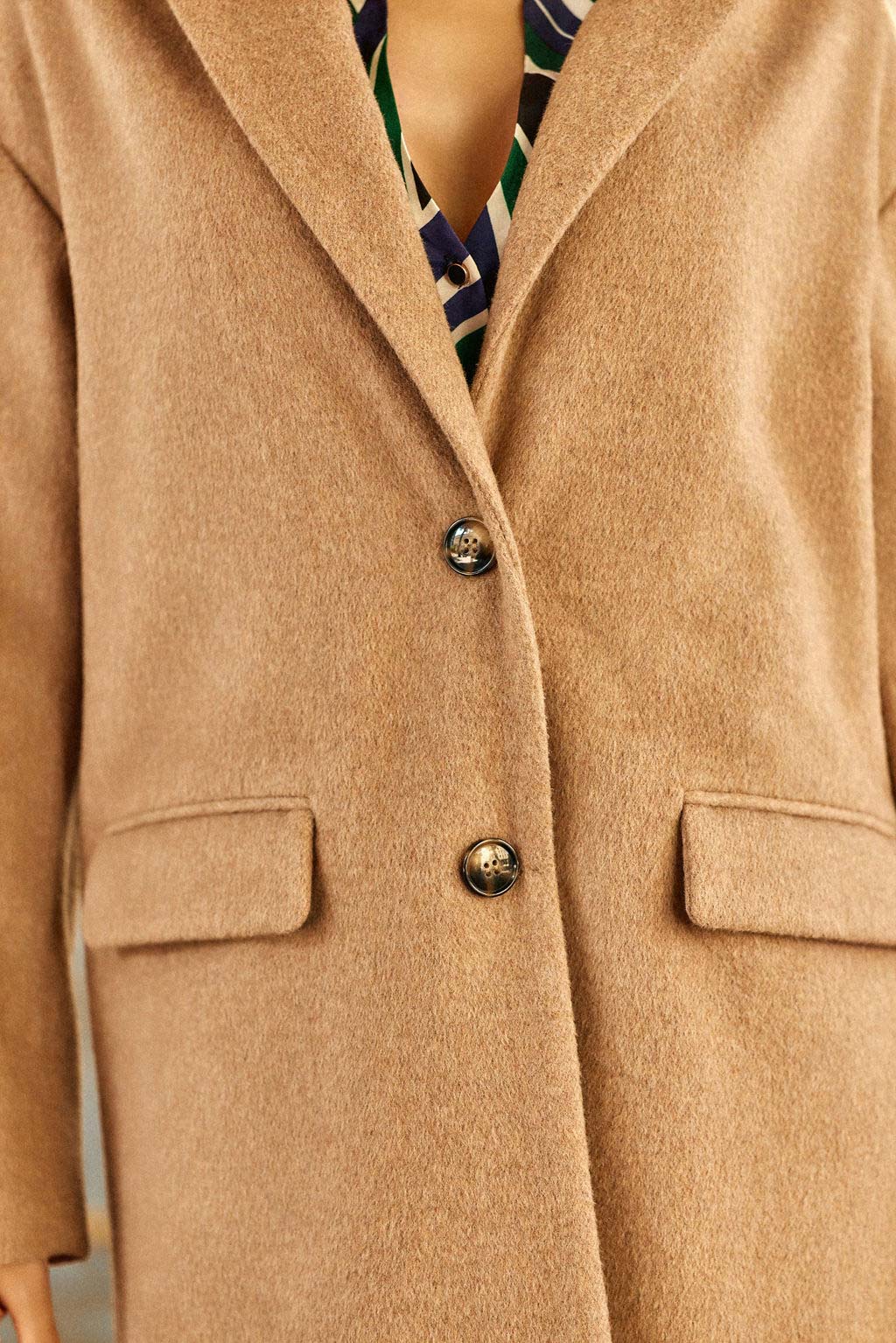 Coat Nelia - 15-camel