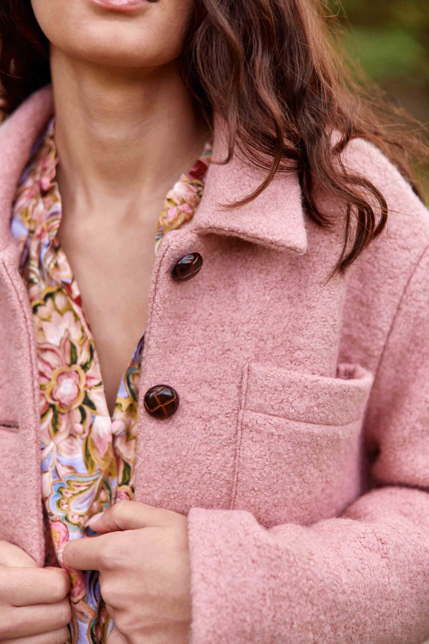 Manteau Nita - 42-vieux Rose