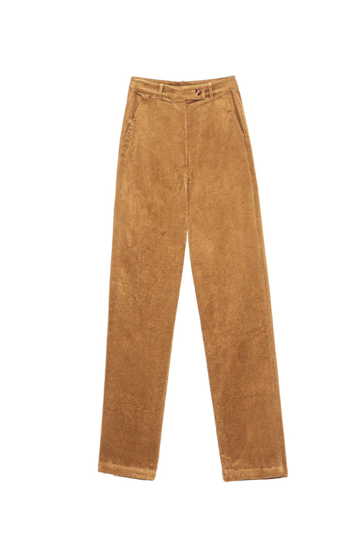 Beige velvet trousers - Pamela