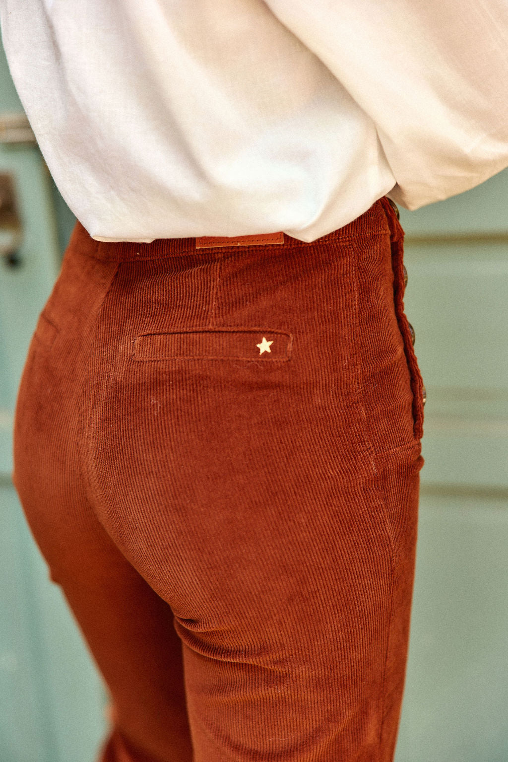 Trousers Paulie - 16-marron