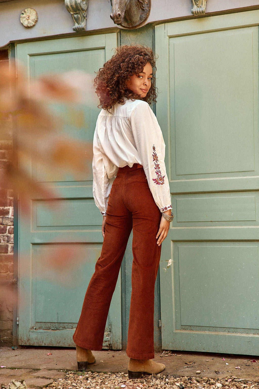 Trousers Paulie - 16-marron