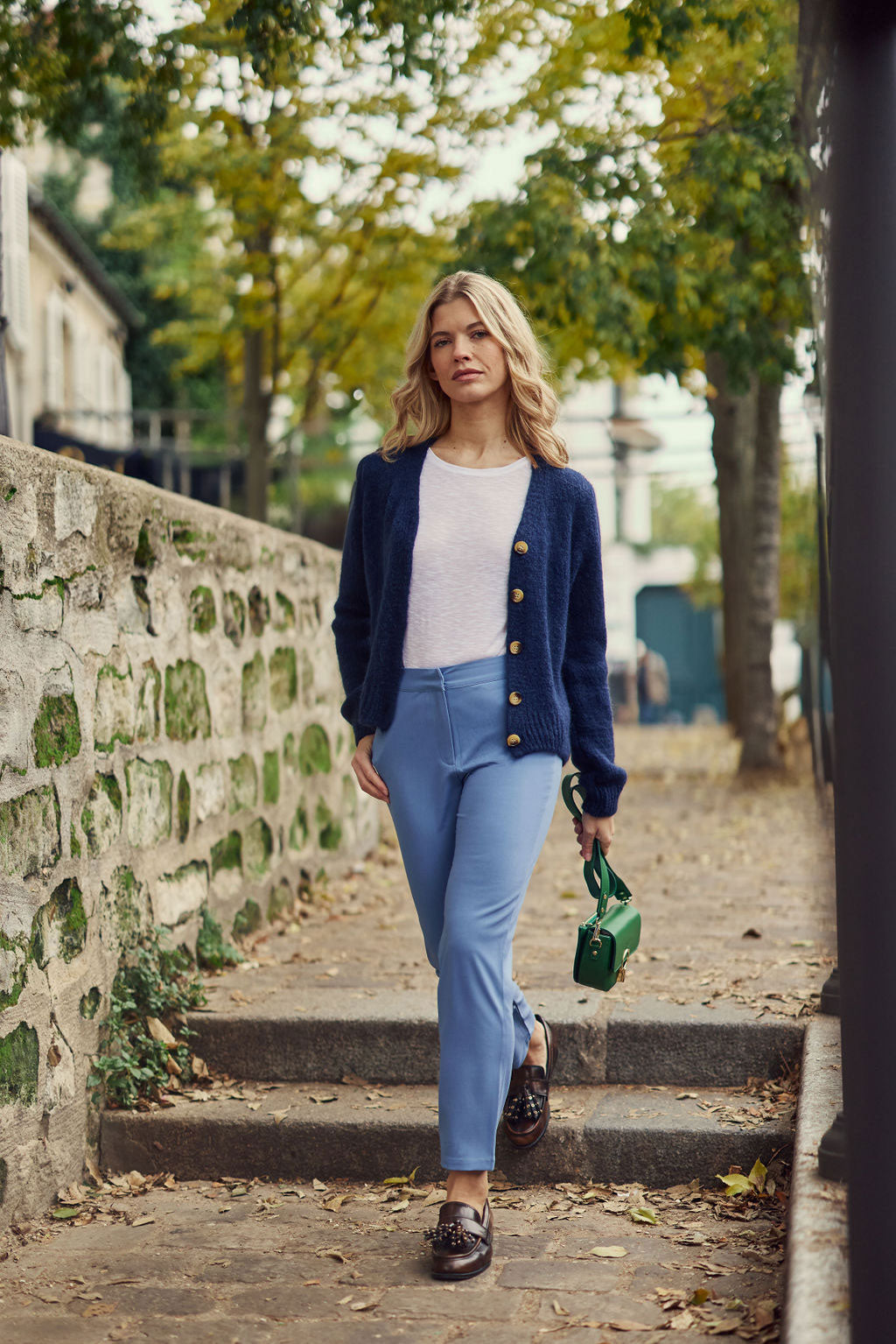 Perry cigarette Trousers - Blue