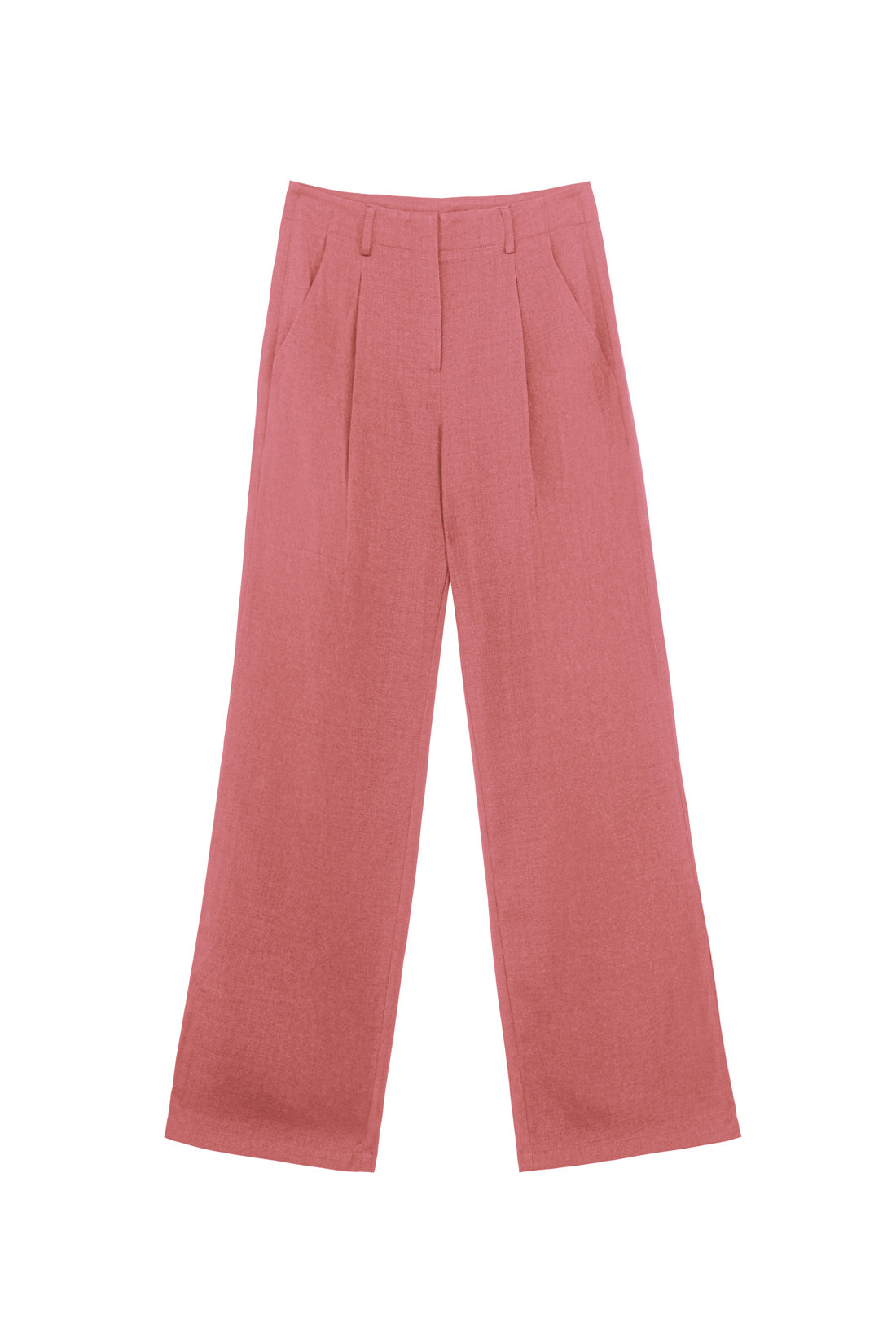 Pantalon droit Polimo - Vieux rose