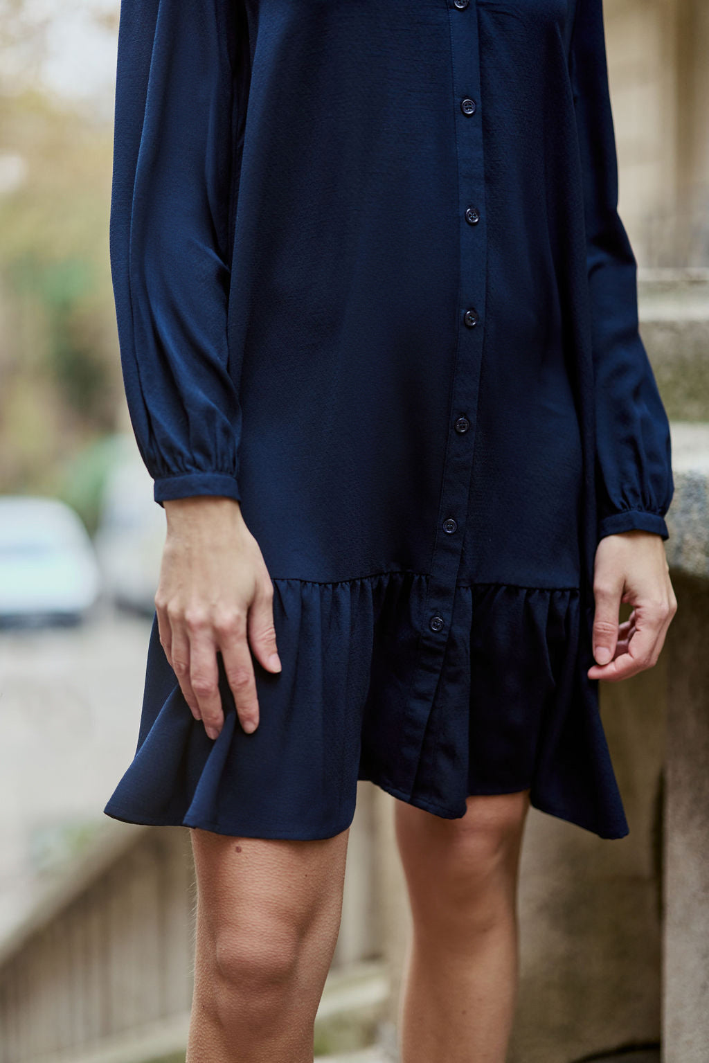 Flared Dress Robbie - Navy