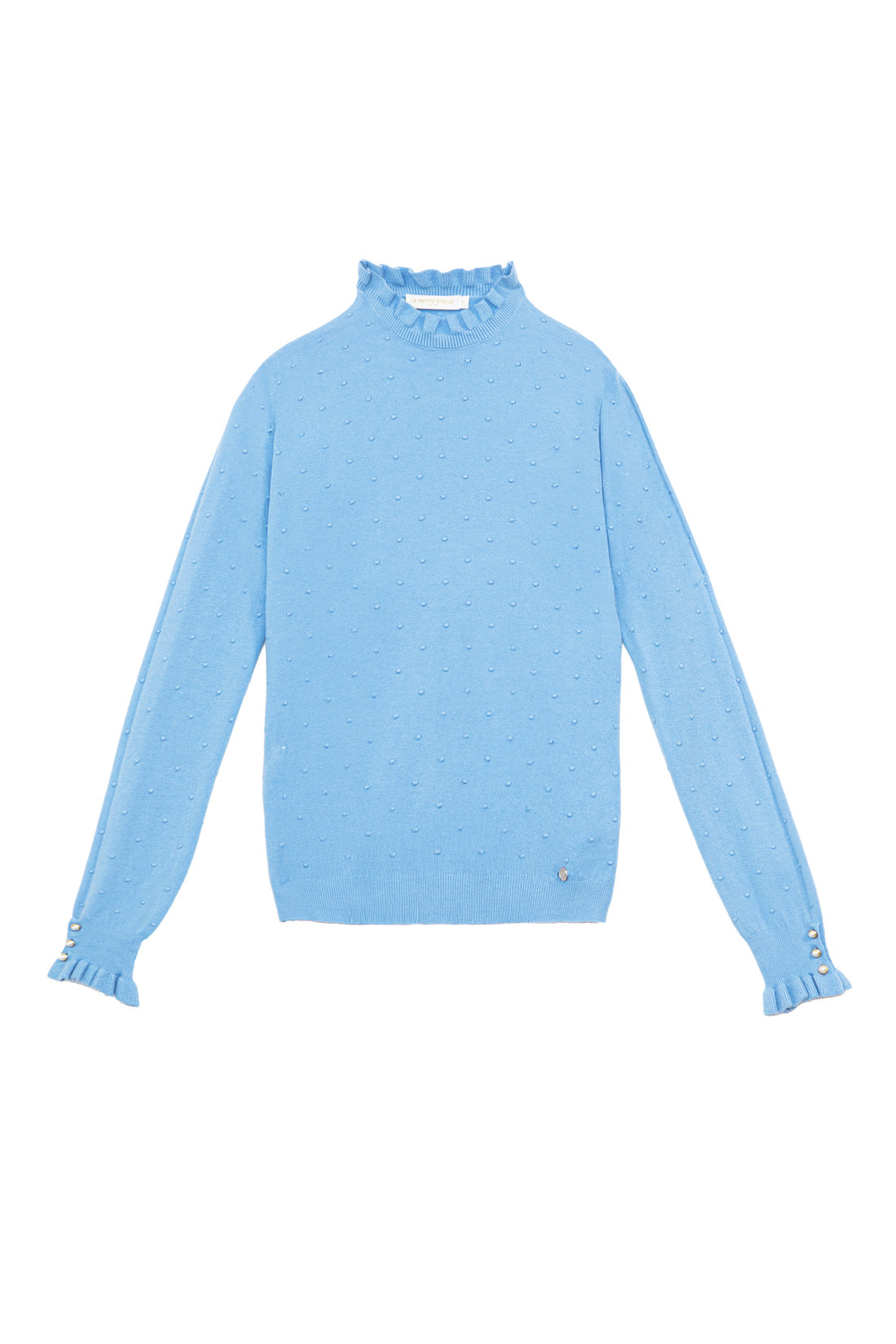 Pull col montant Solferinos - Bleu