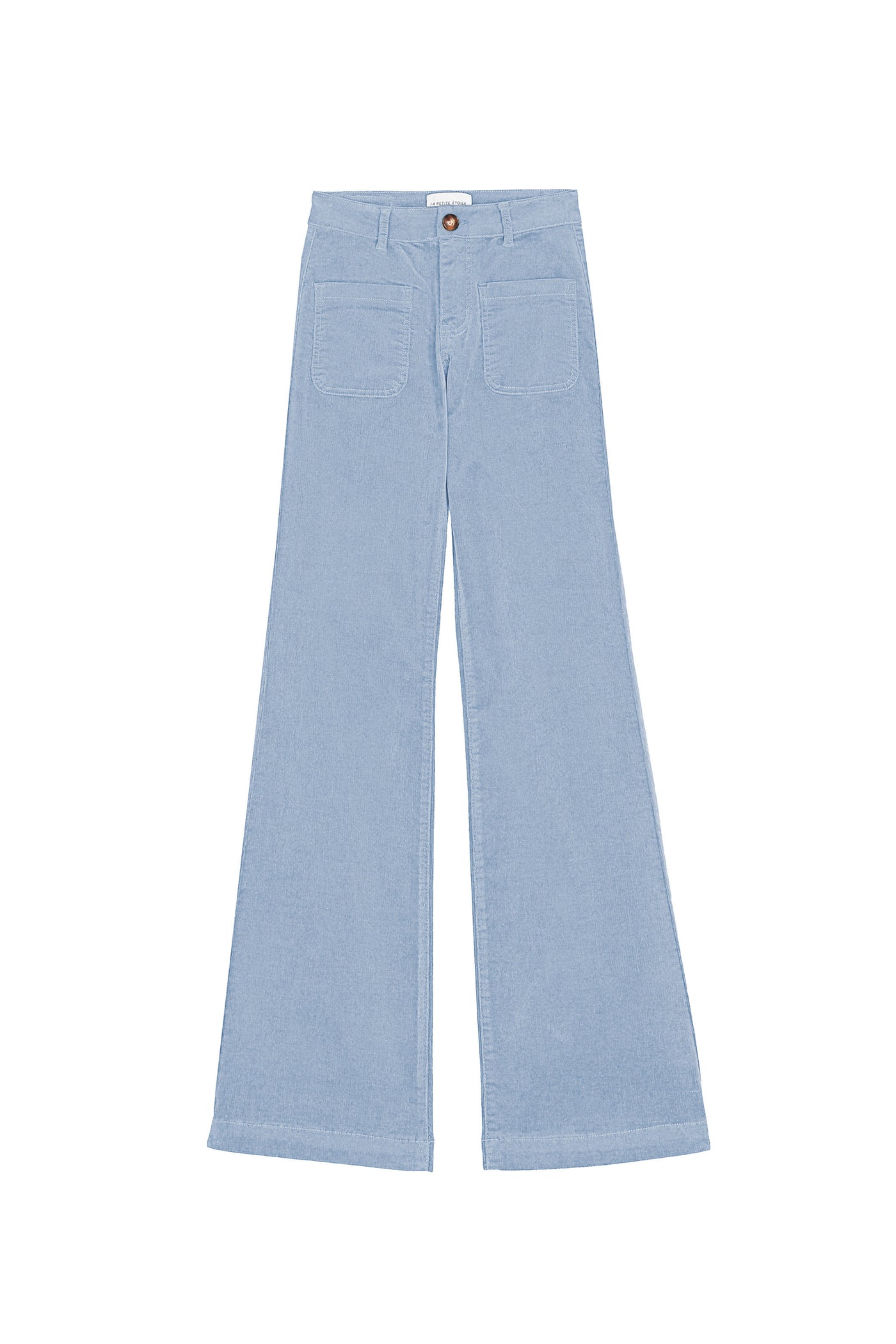 Pantalon velours bleu gris - Sonny