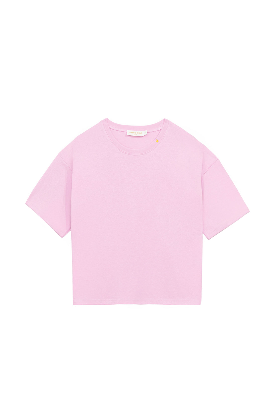 Sweat-shirt manches courtes Tais - Rose