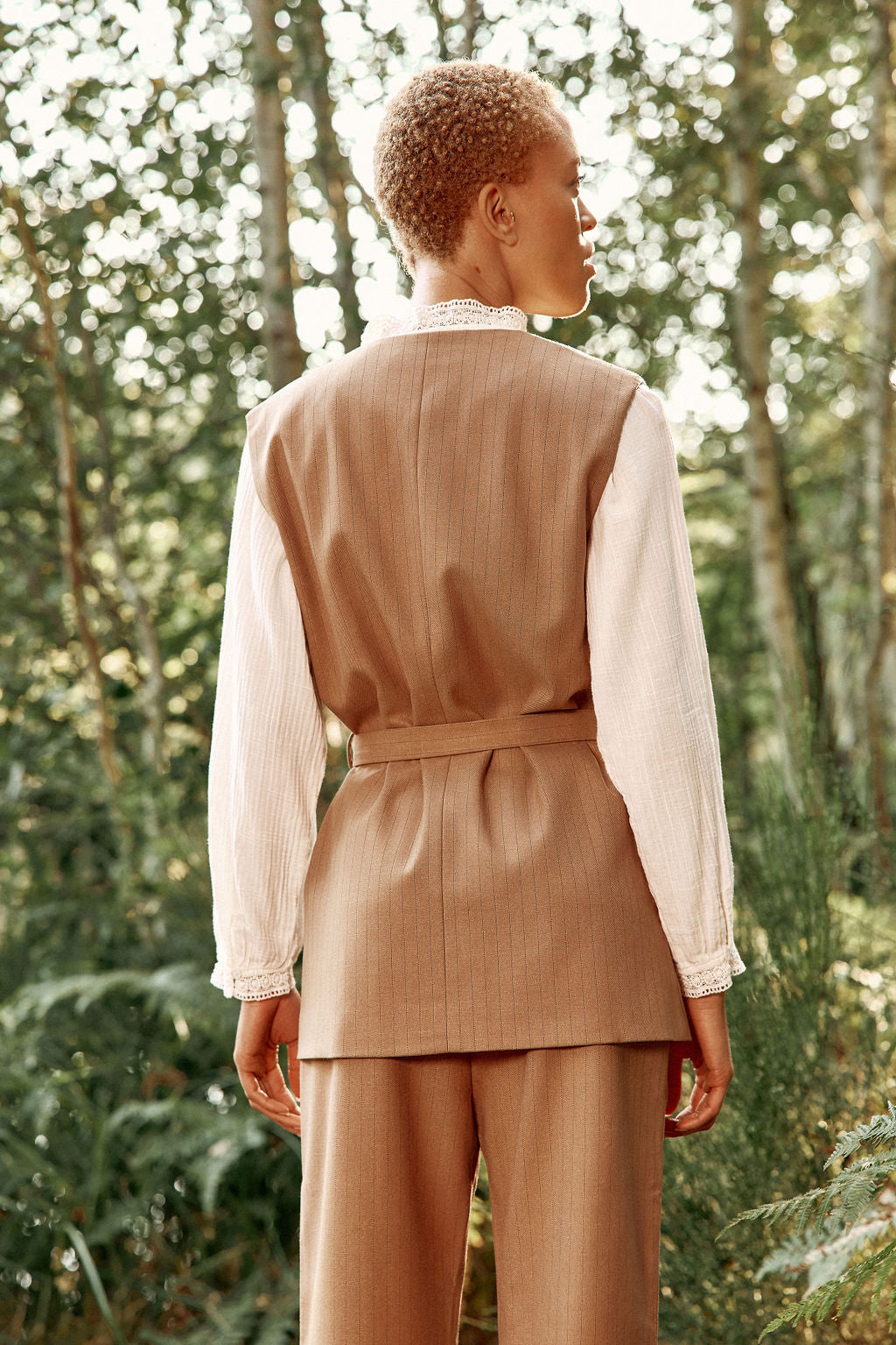 Veste sans manches beige - Venus