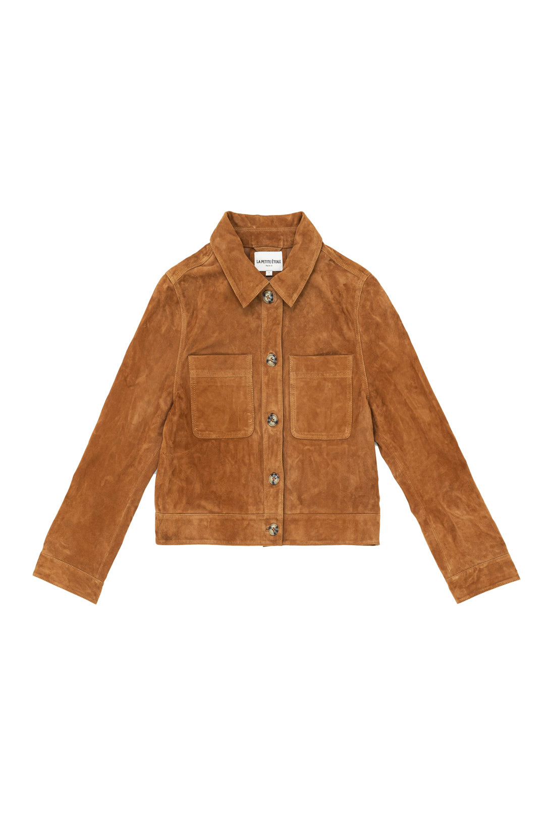 Veste en cuir Virgina - Camel